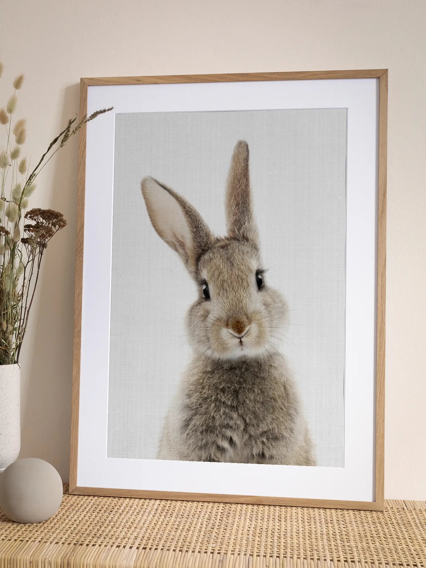Peekaboo Bunny Poster