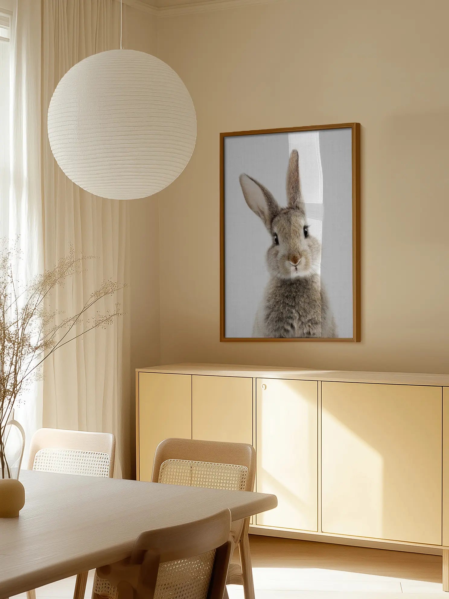 Peekaboo Bunny Poster