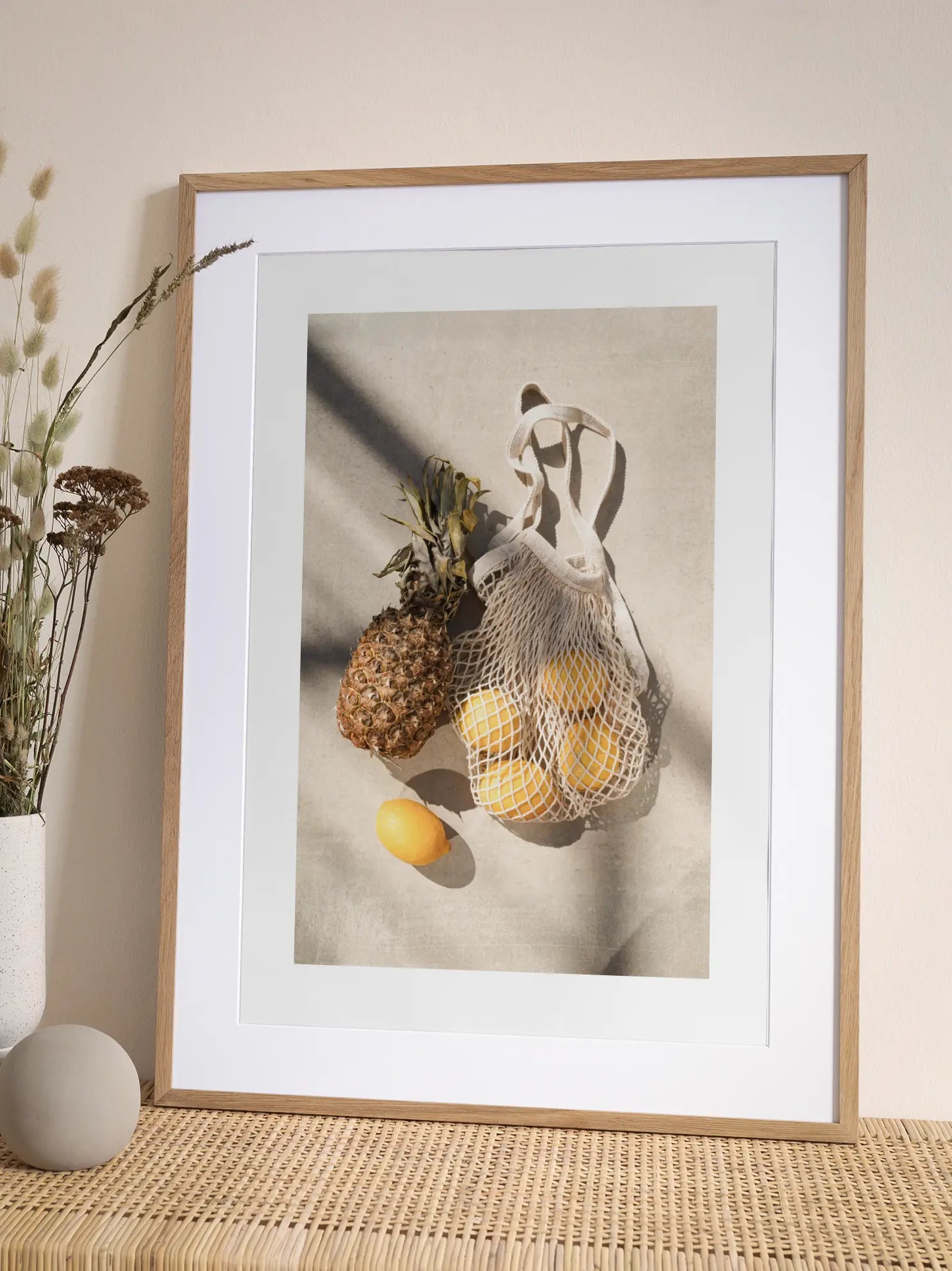 Pineapple and Lemons Poster