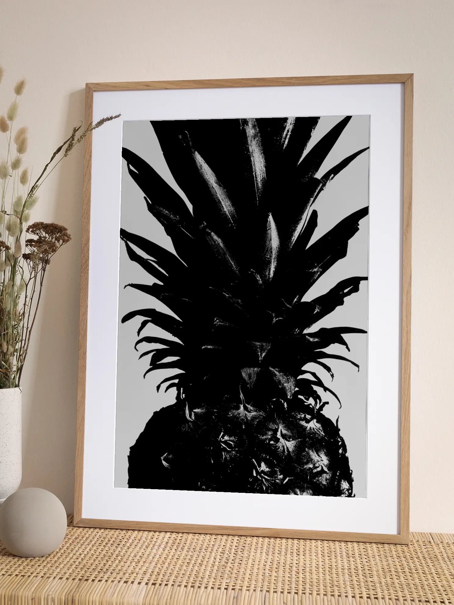 Pineapple Close Up Poster