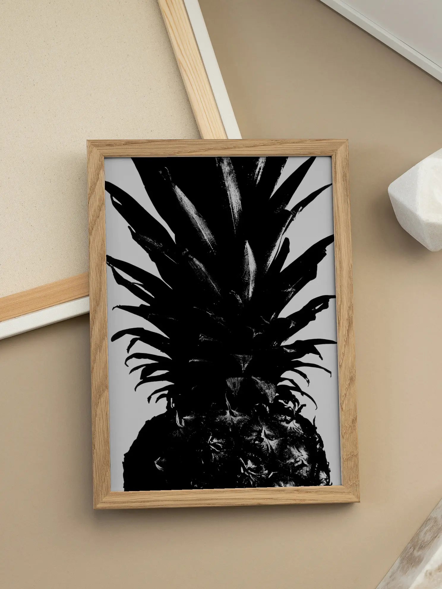 Pineapple Close Up Poster