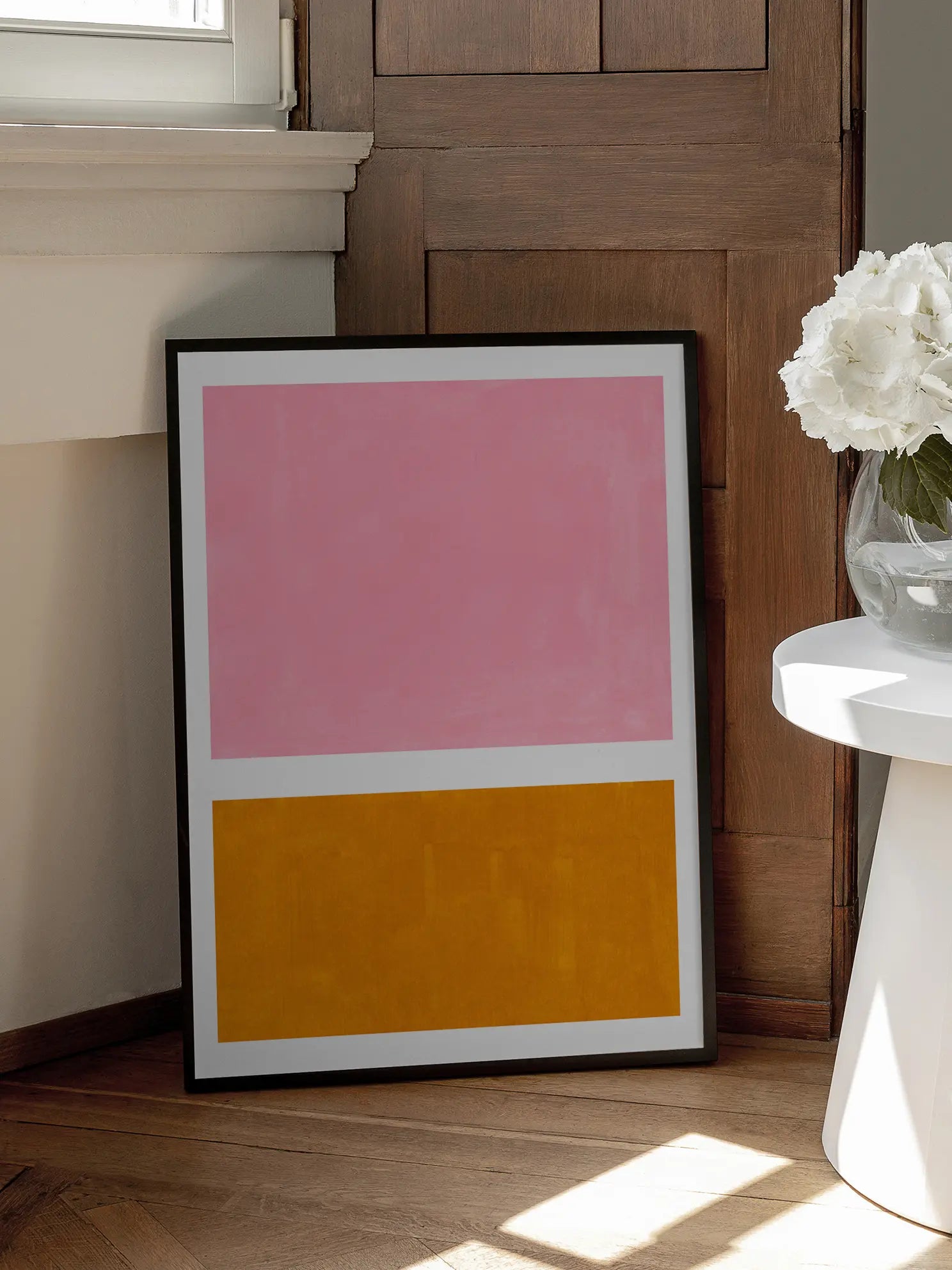 Pink and Orange Poster