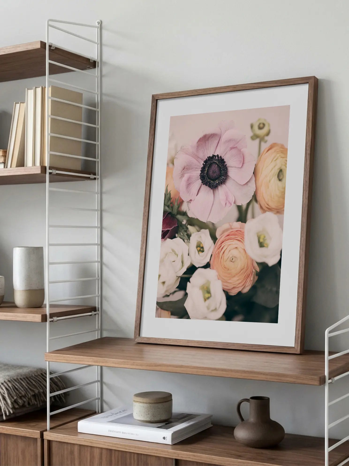 Pink Anemone Poster