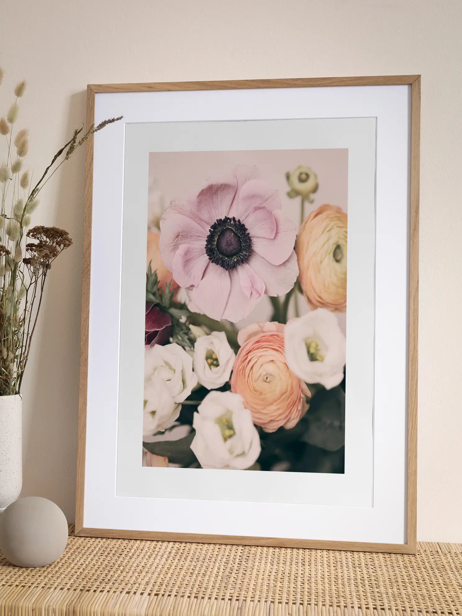 Pink Anemone Poster