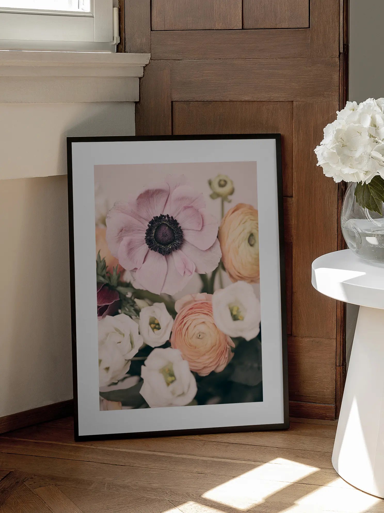 Pink Anemone Poster