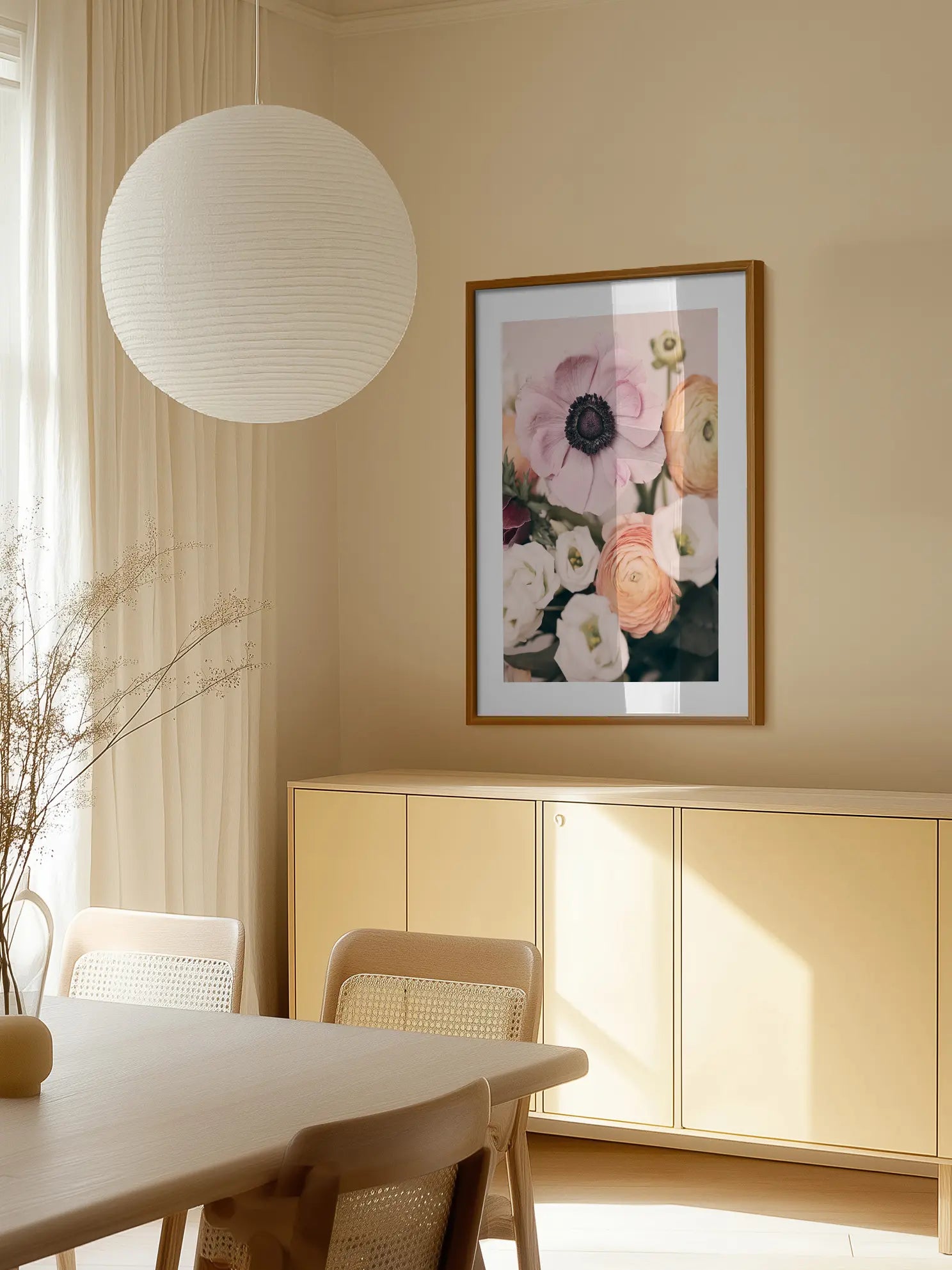 Pink Anemone Poster