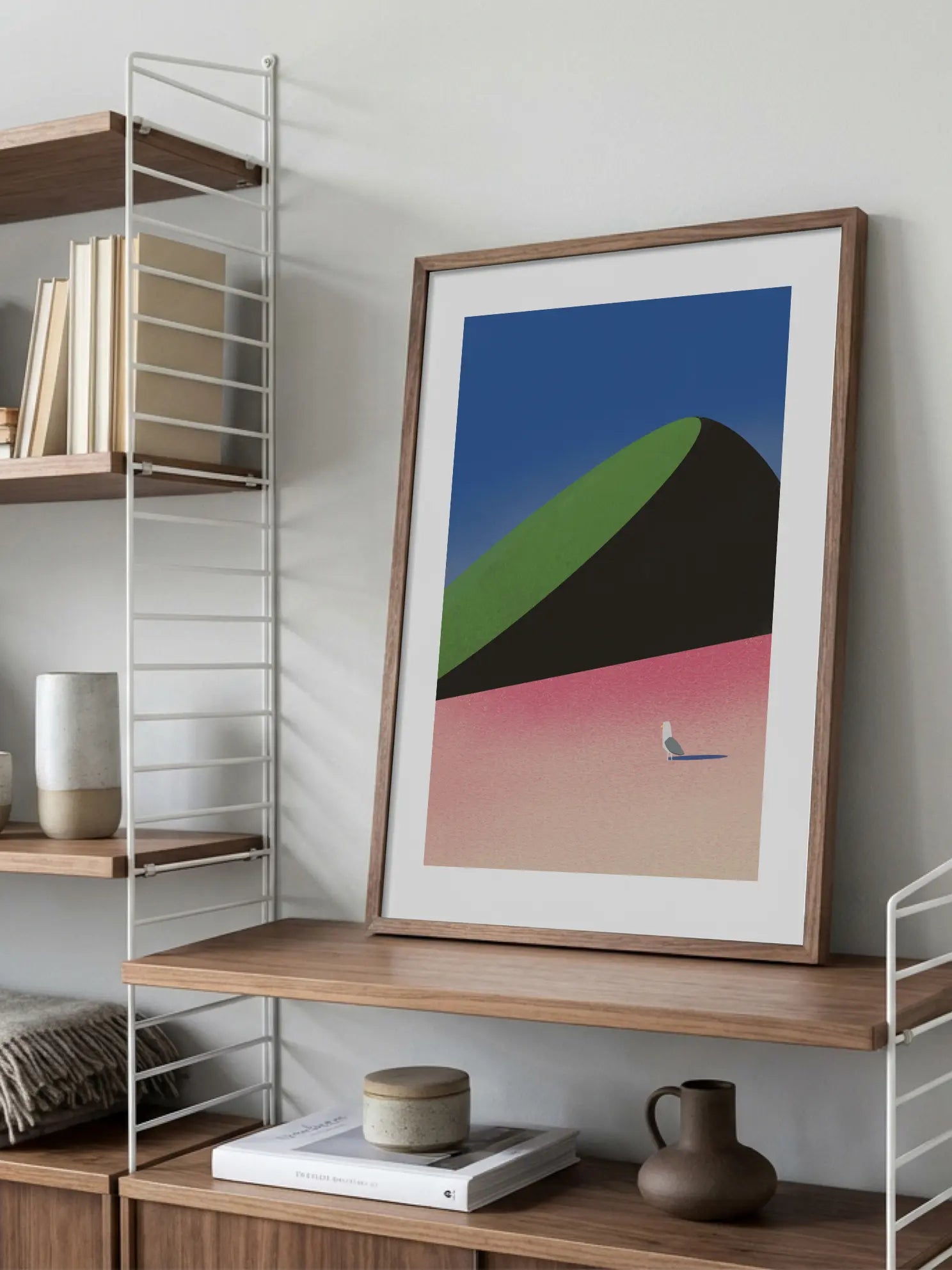Pink Beach Poster