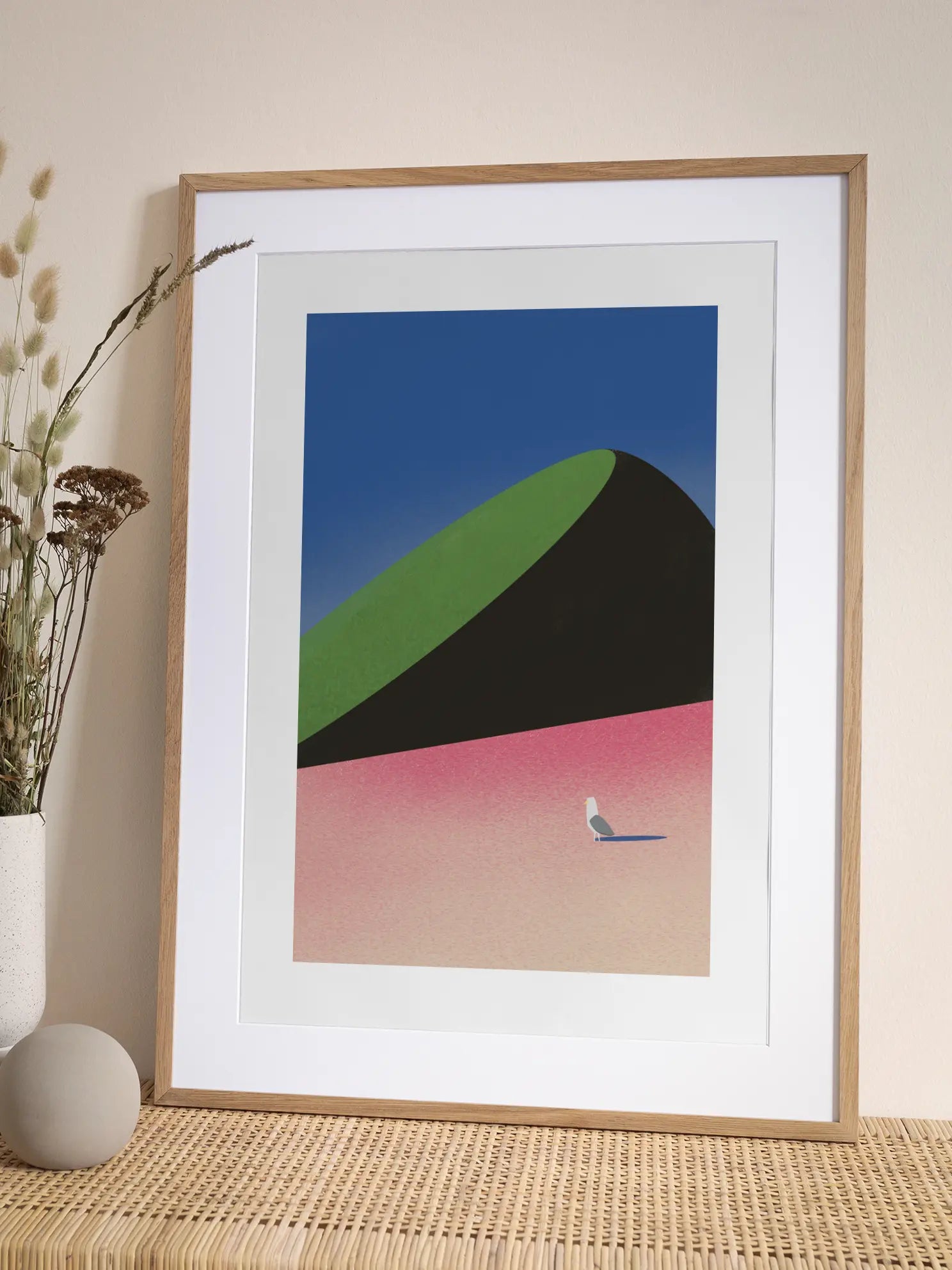 Pink Beach Poster