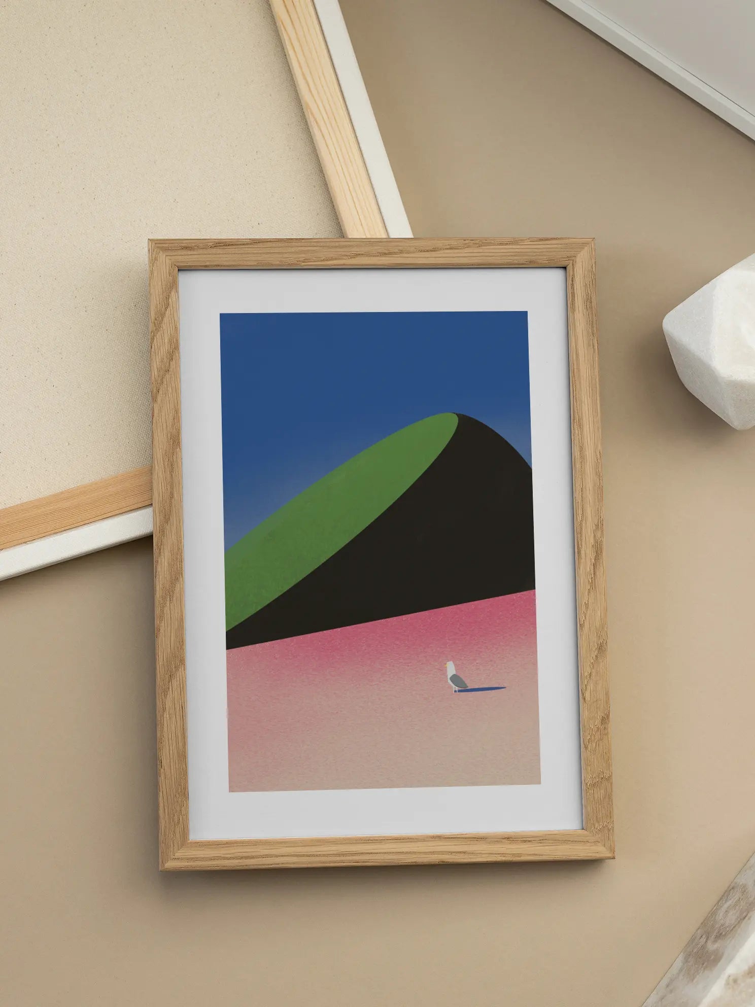 Pink Beach Poster