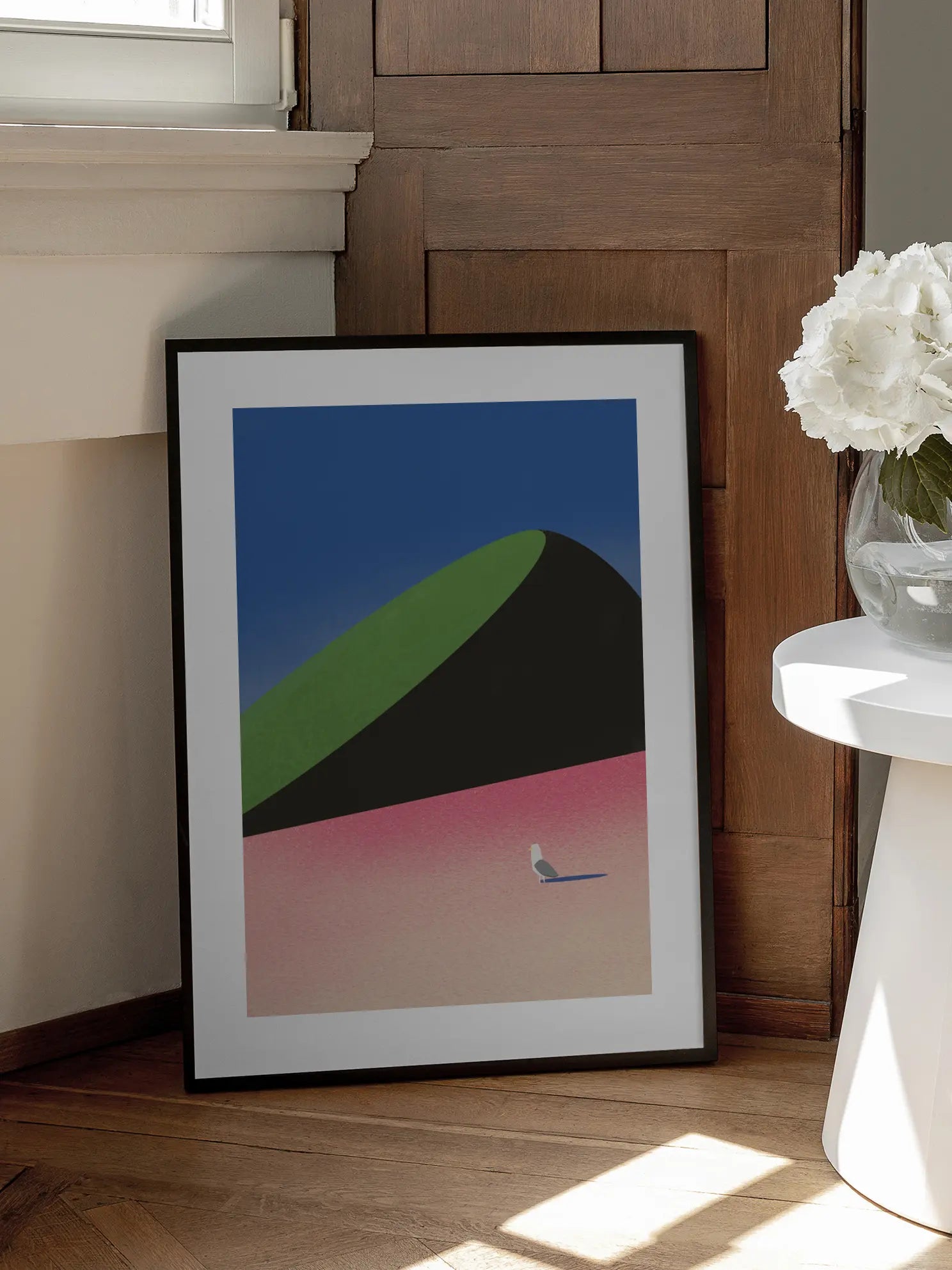 Pink Beach Poster