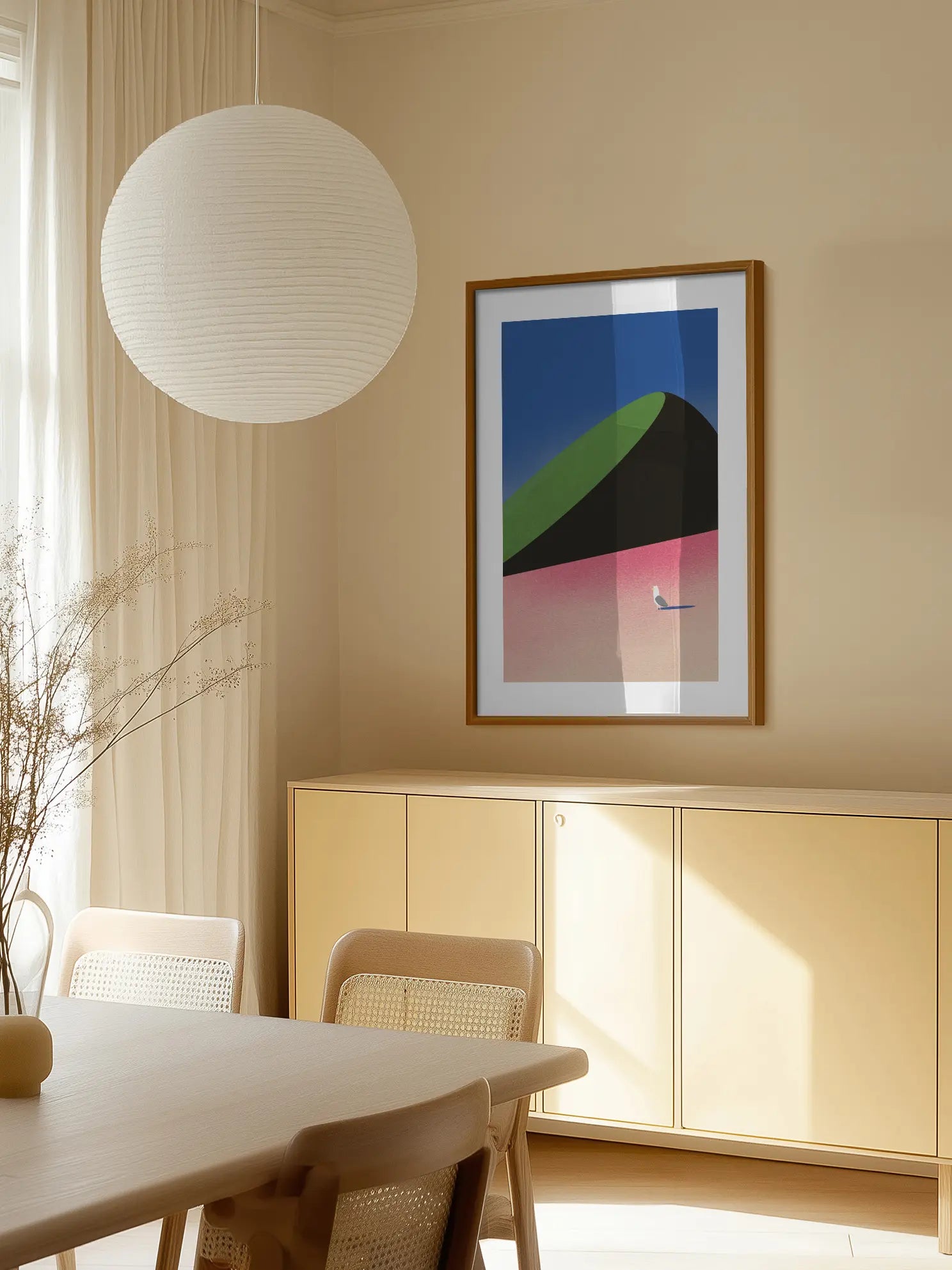 Pink Beach Poster