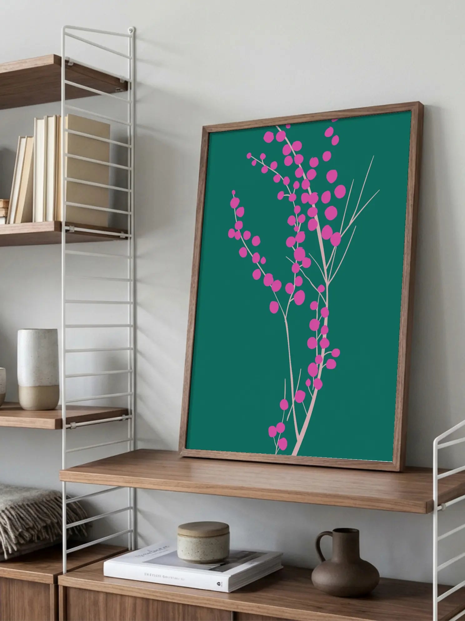 Pink Berries Poster