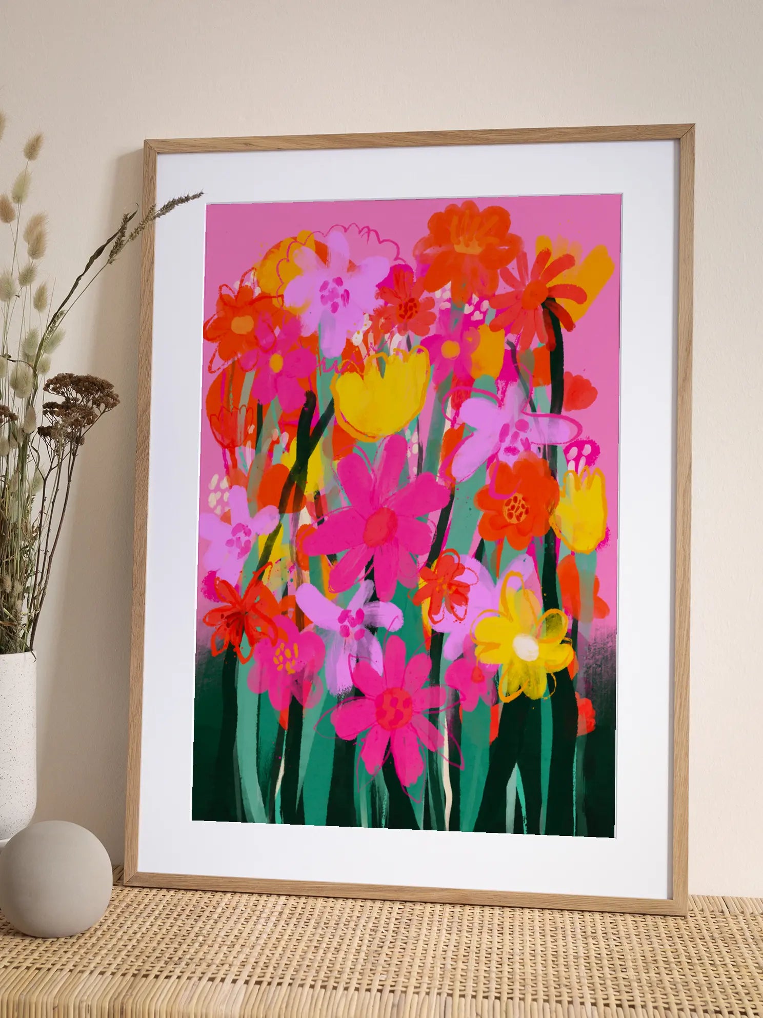 Pink Bouquet Poster