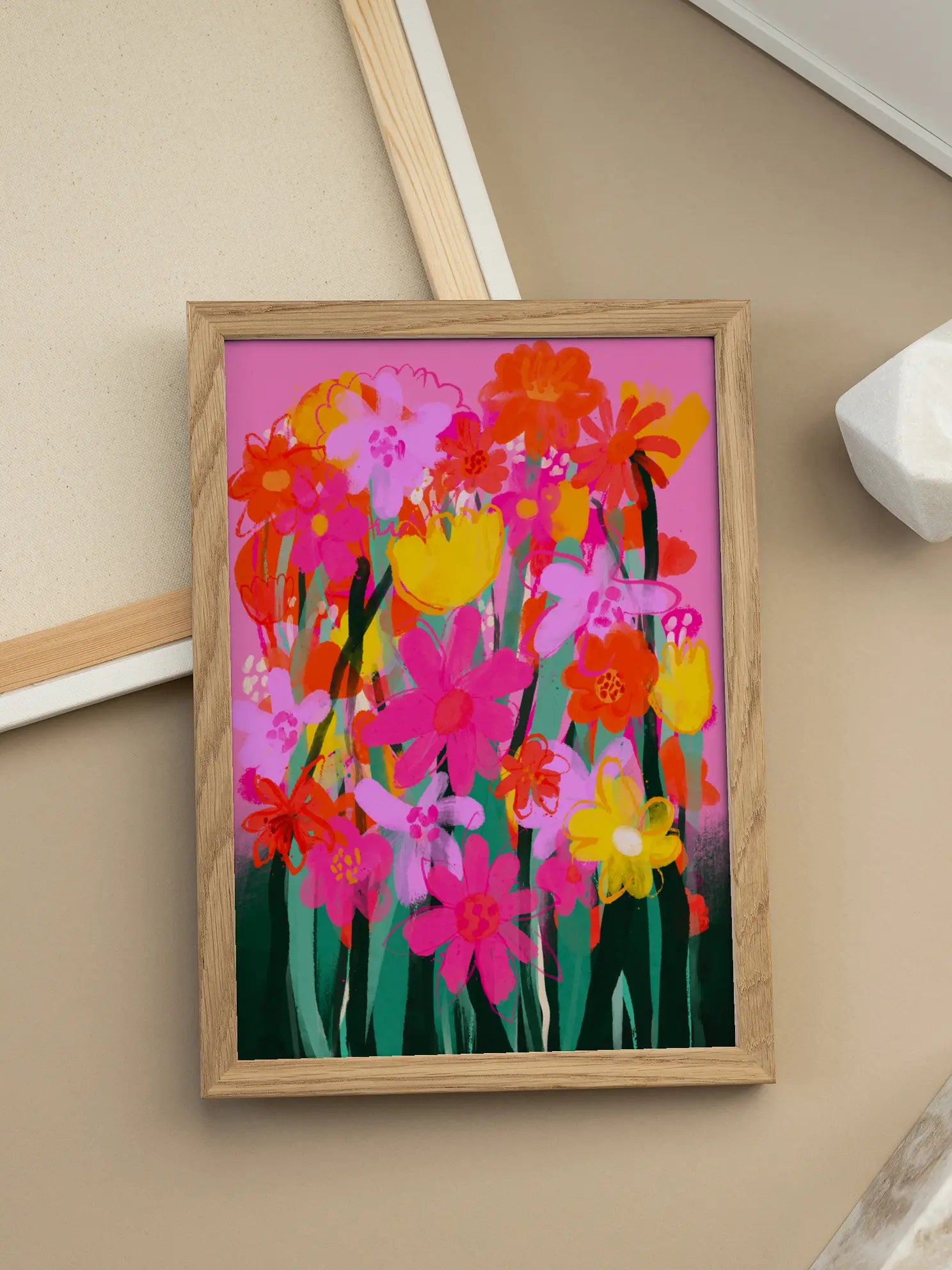 Pink Bouquet Poster