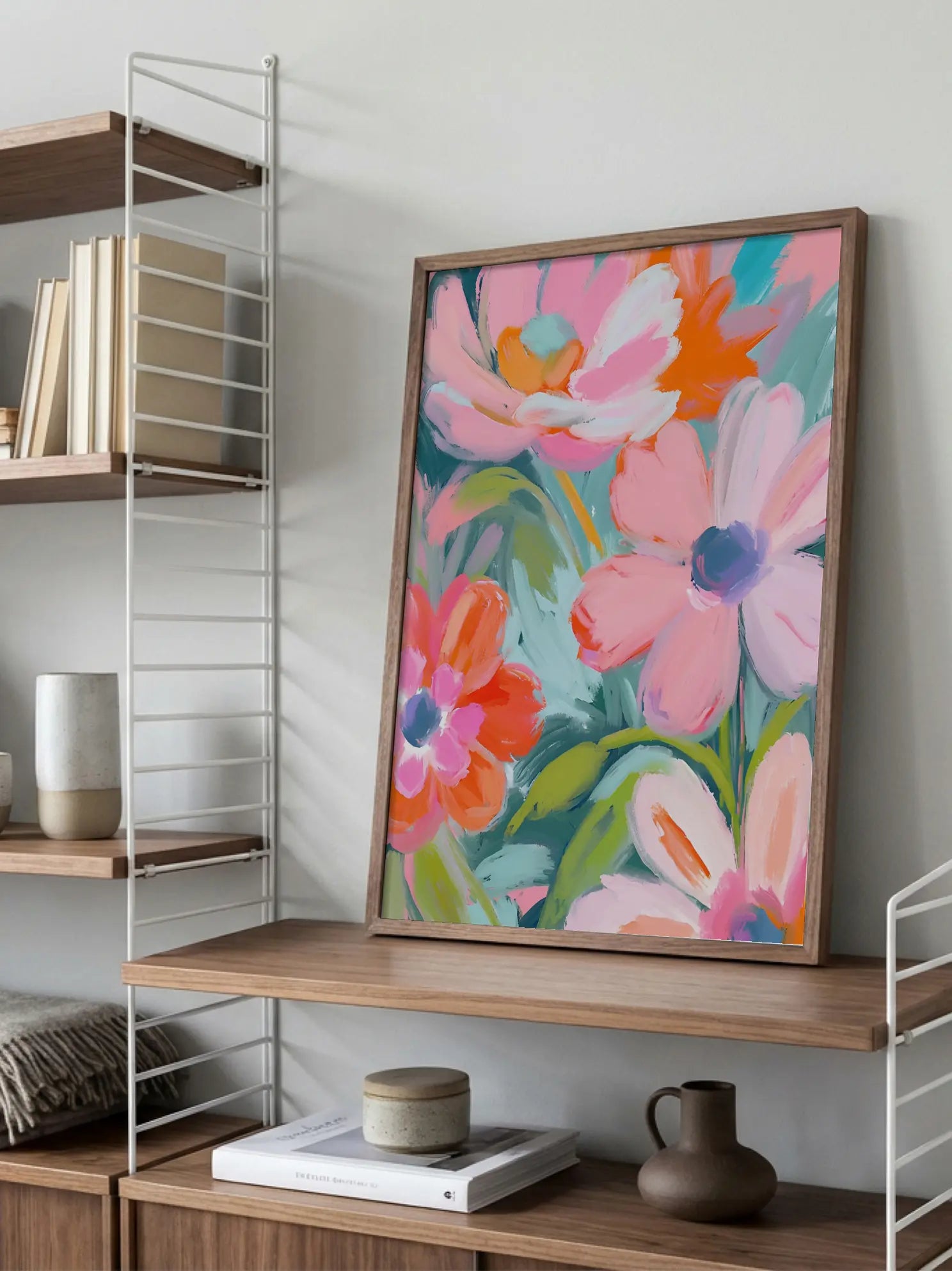 Pink Floral Poster
