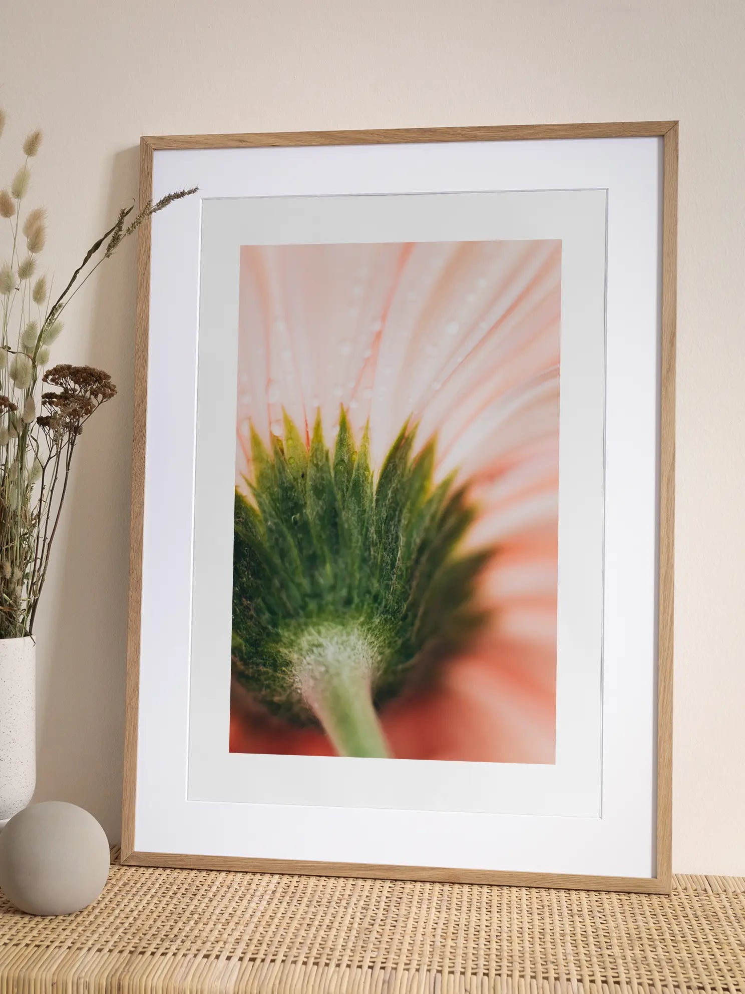 Pink Flower Close Up No3 Poster