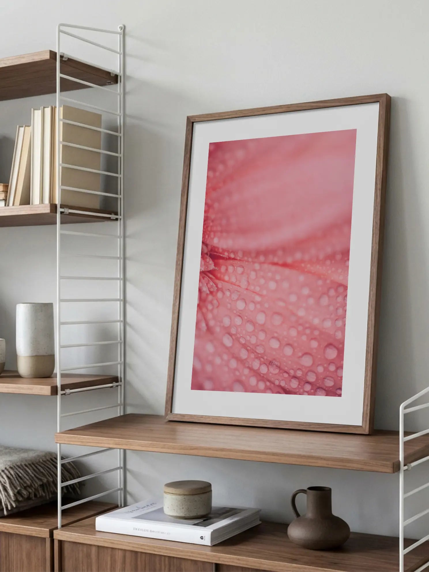Pink Flower Petals Poster