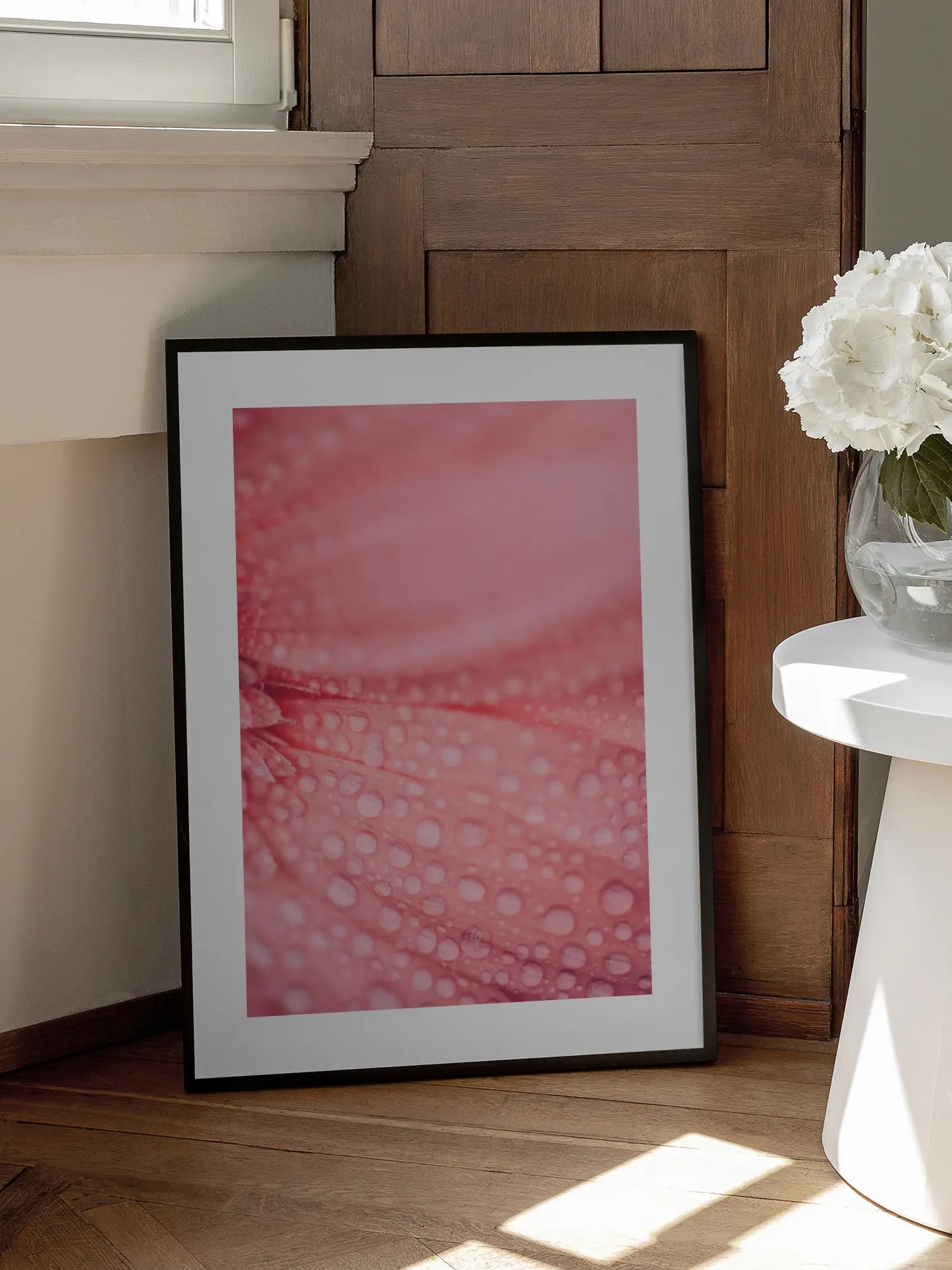 Pink Flower Petals Poster