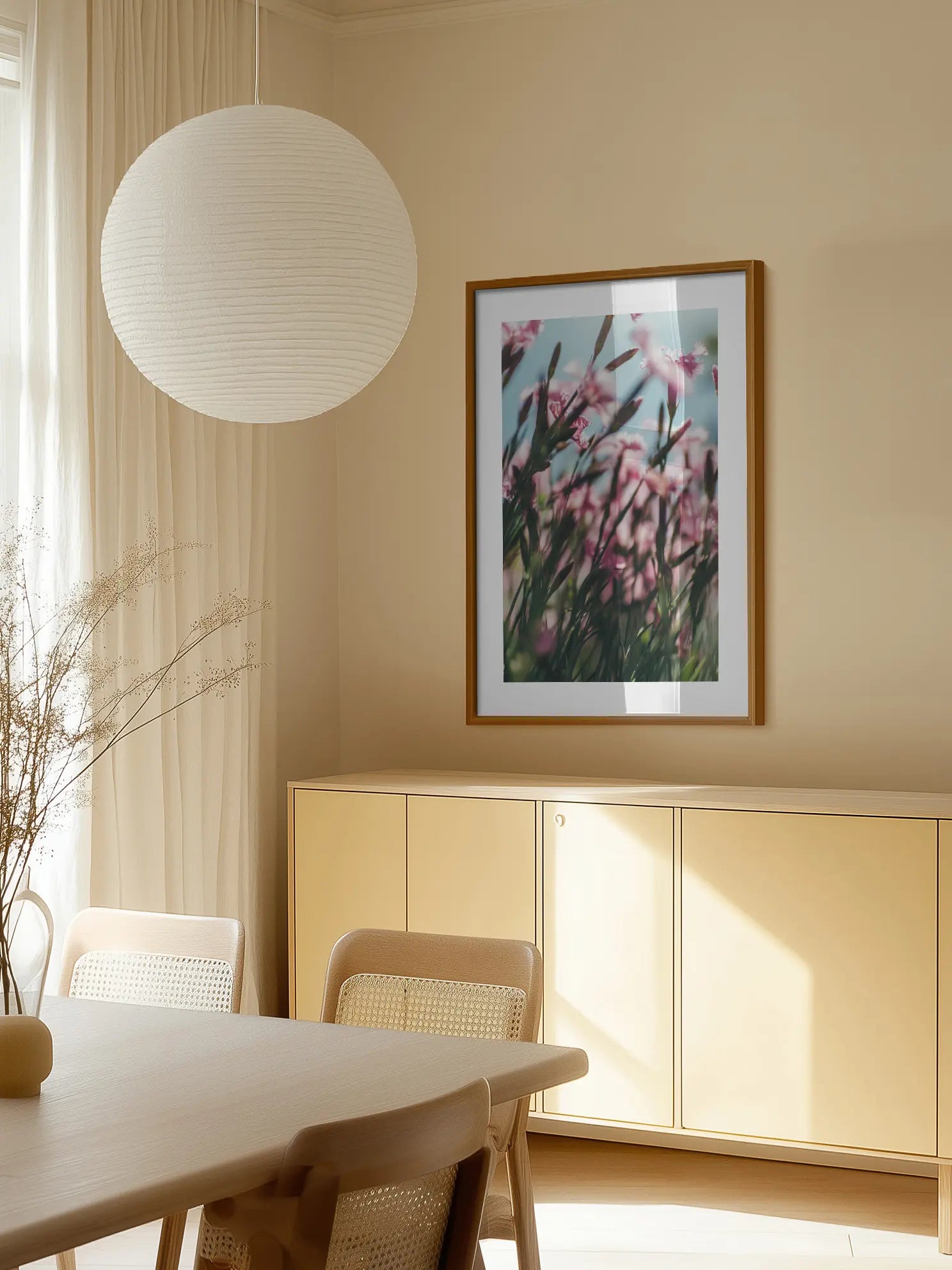 Pink Flowers Poster