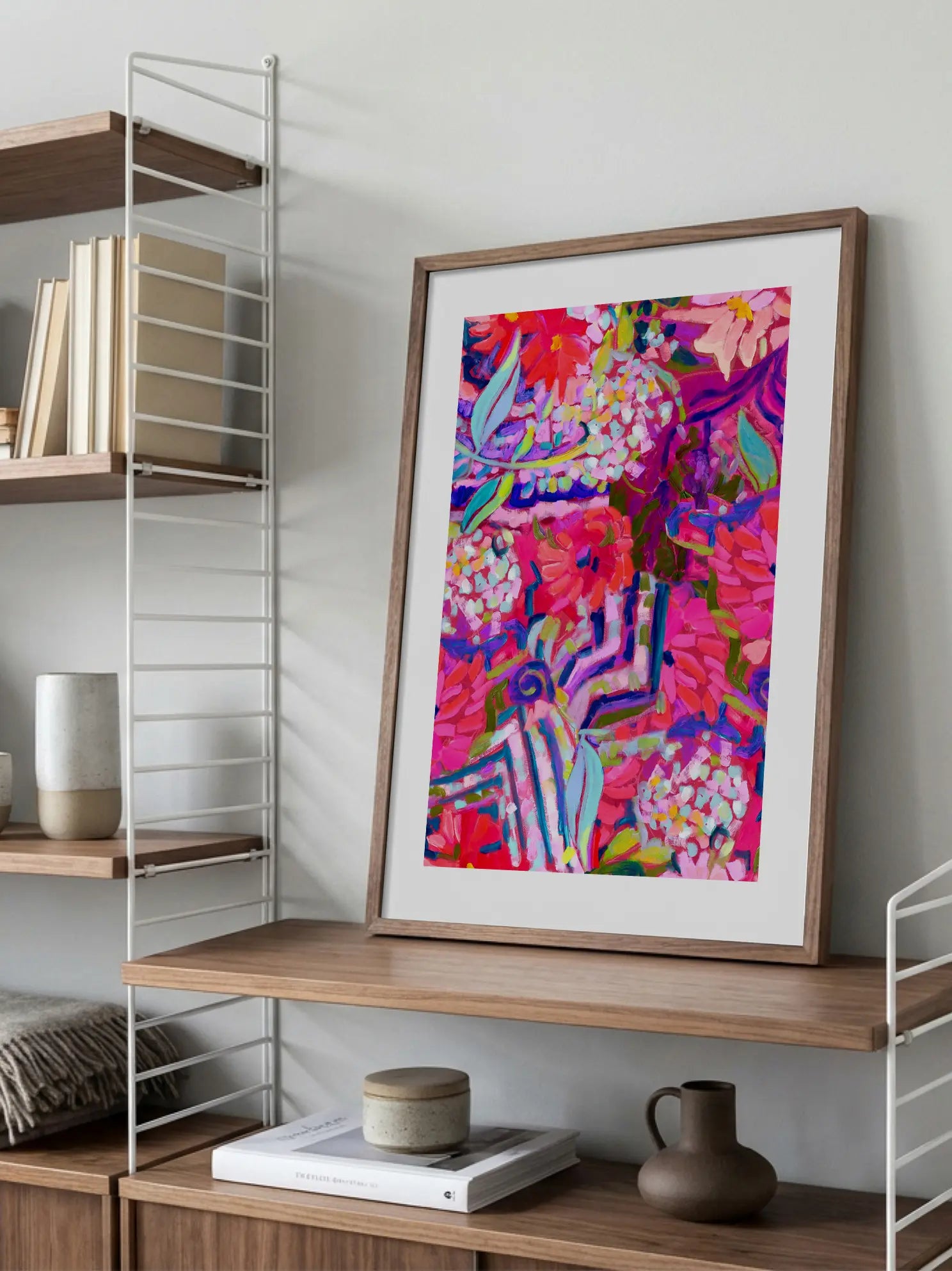 Pink Garden Poster