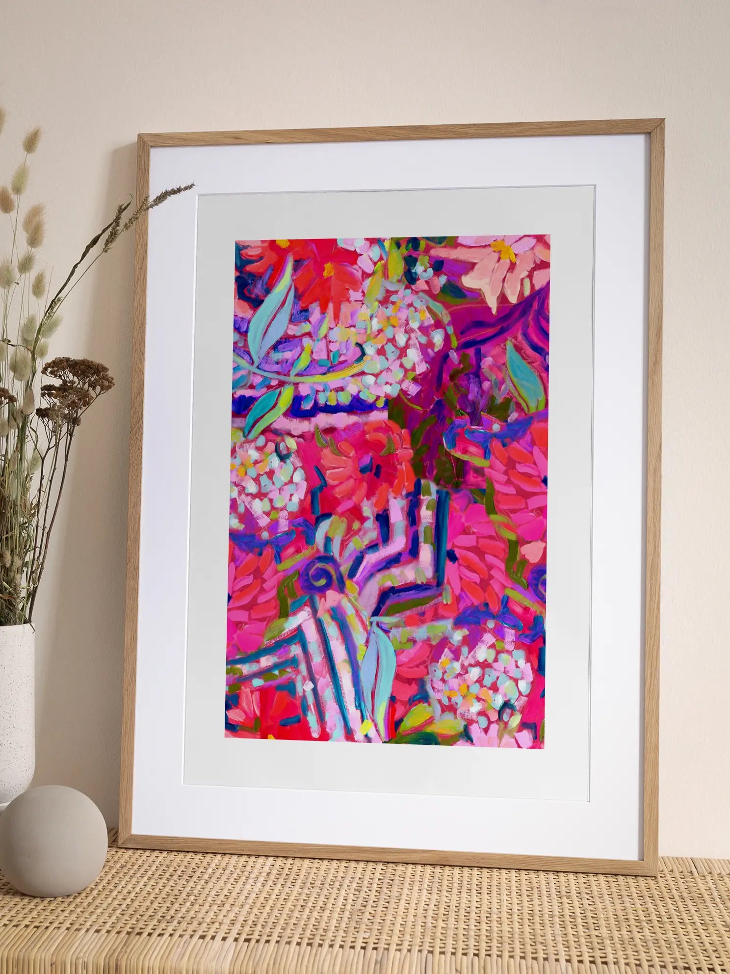 Pink Garden Poster