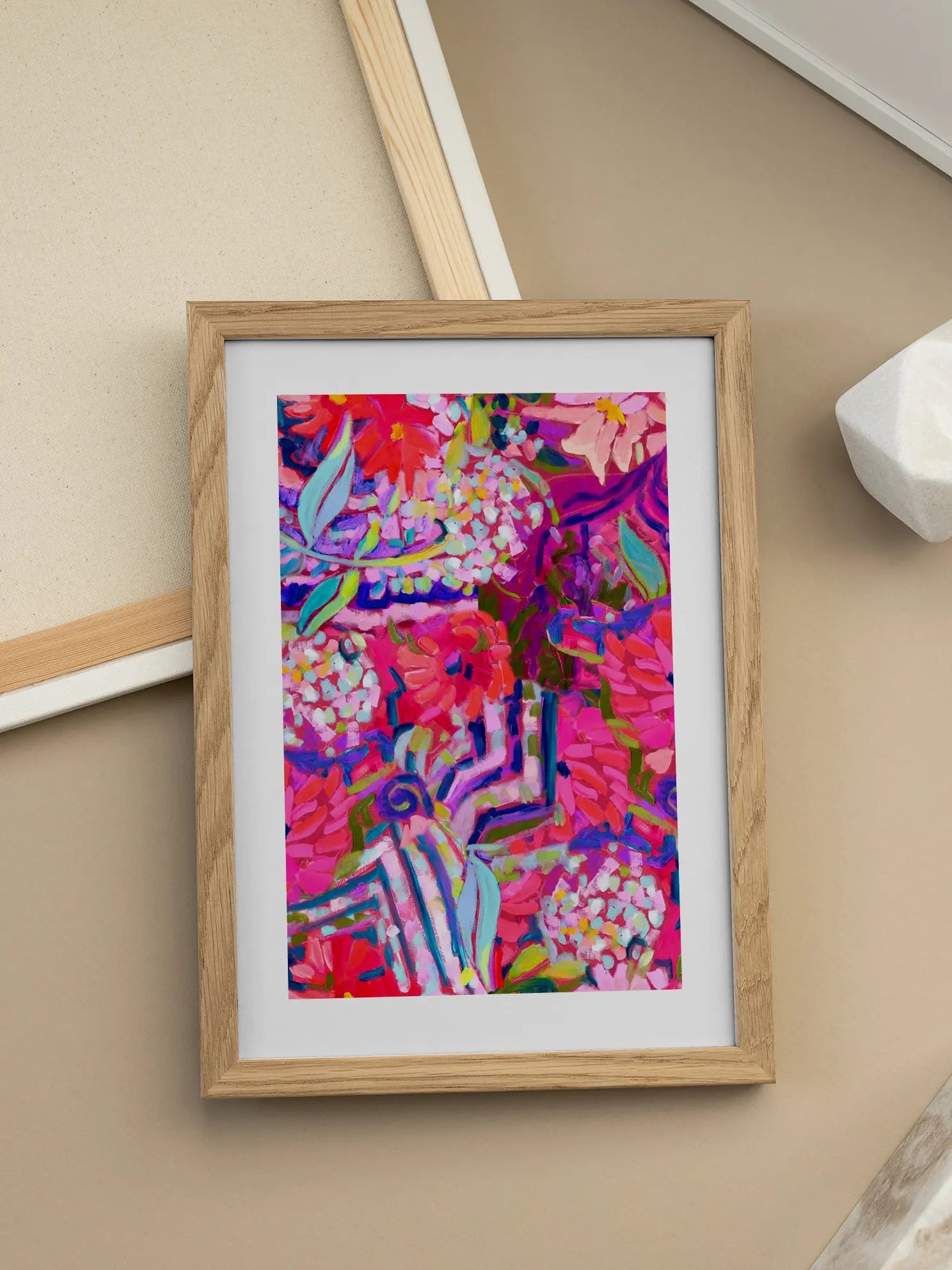 Pink Garden Poster