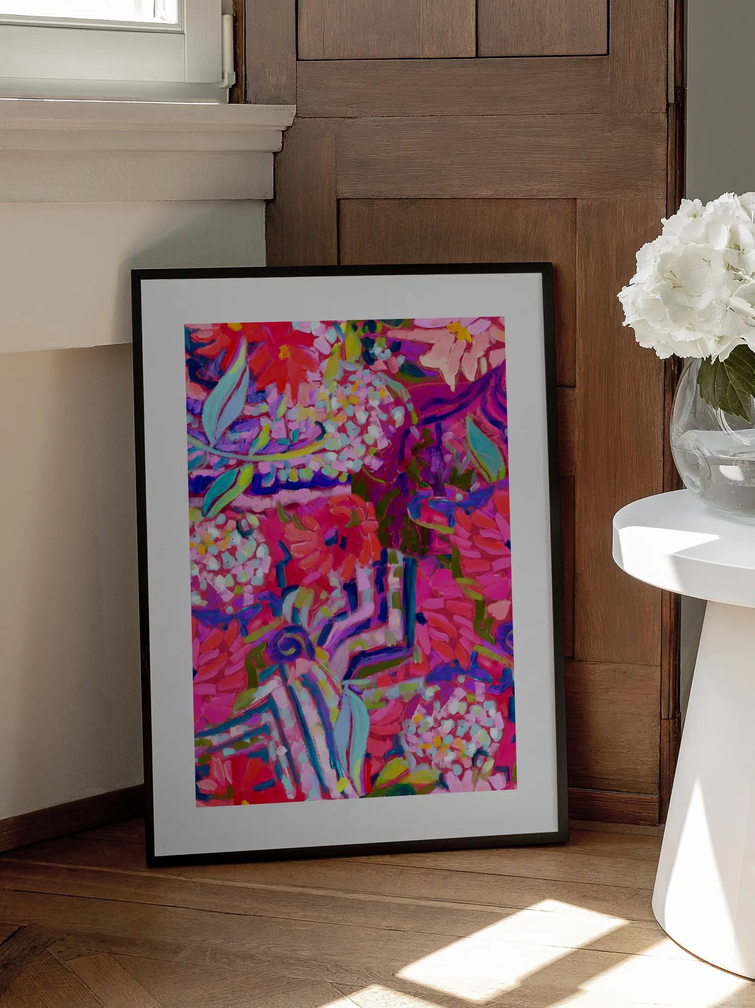 Pink Garden Poster