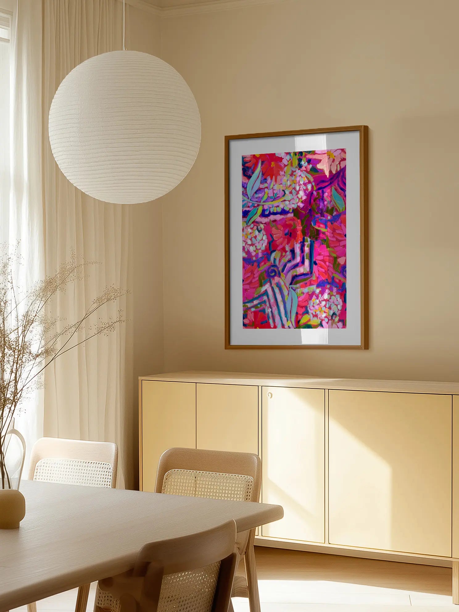 Pink Garden Poster