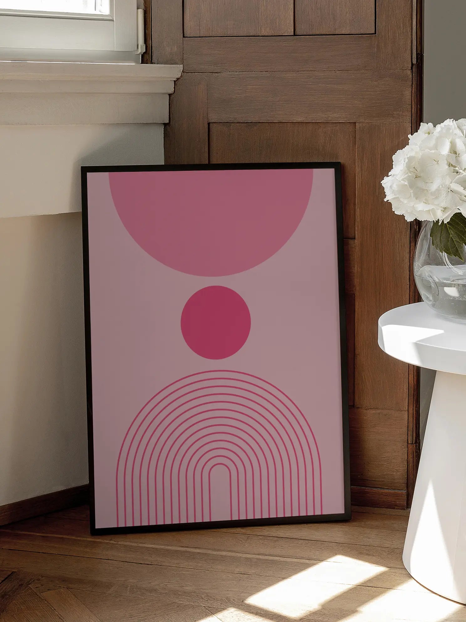 Pink Graphic Abstrakt No2 Poster