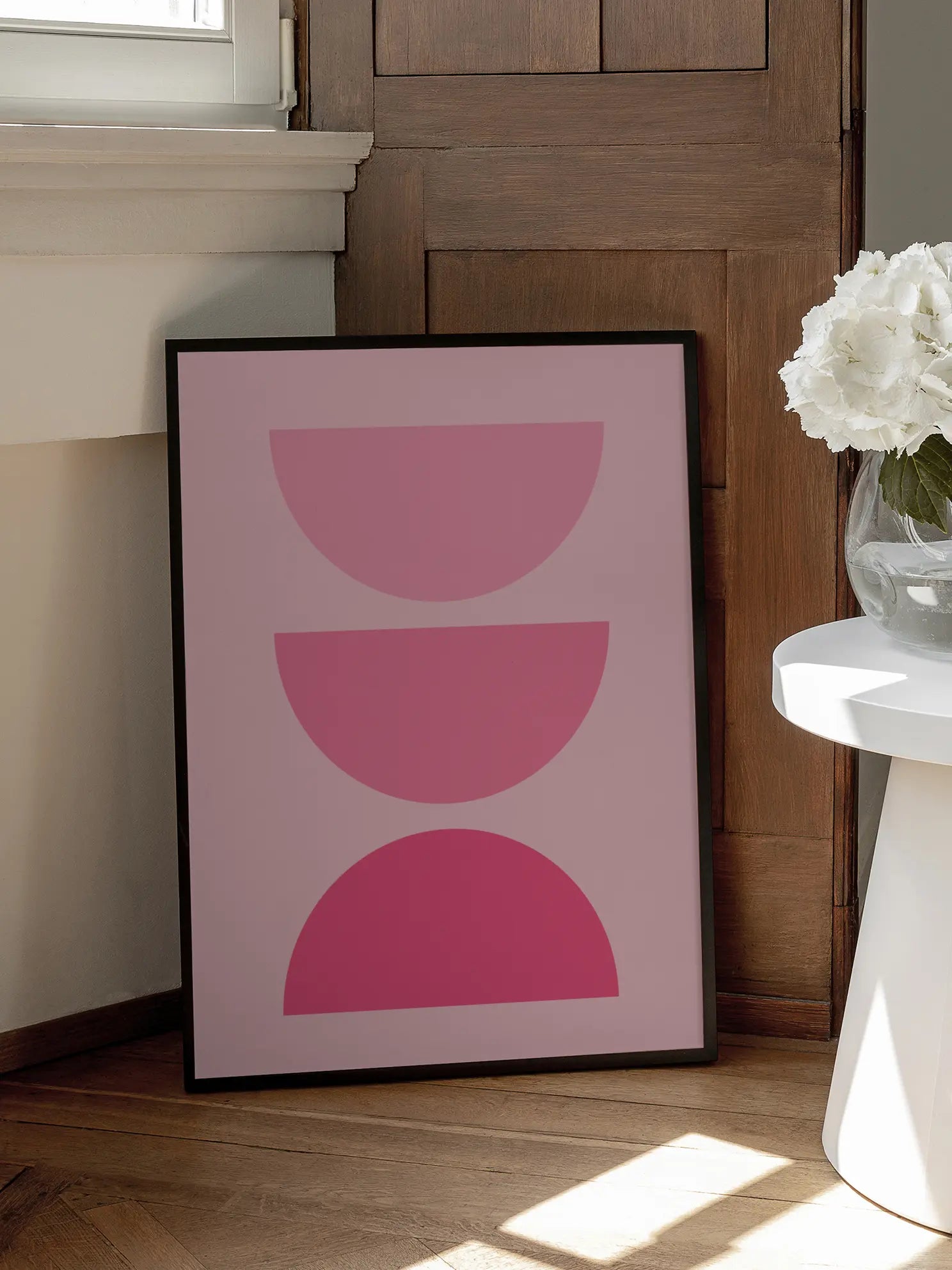Pink Graphic Abstrakt No3 Poster