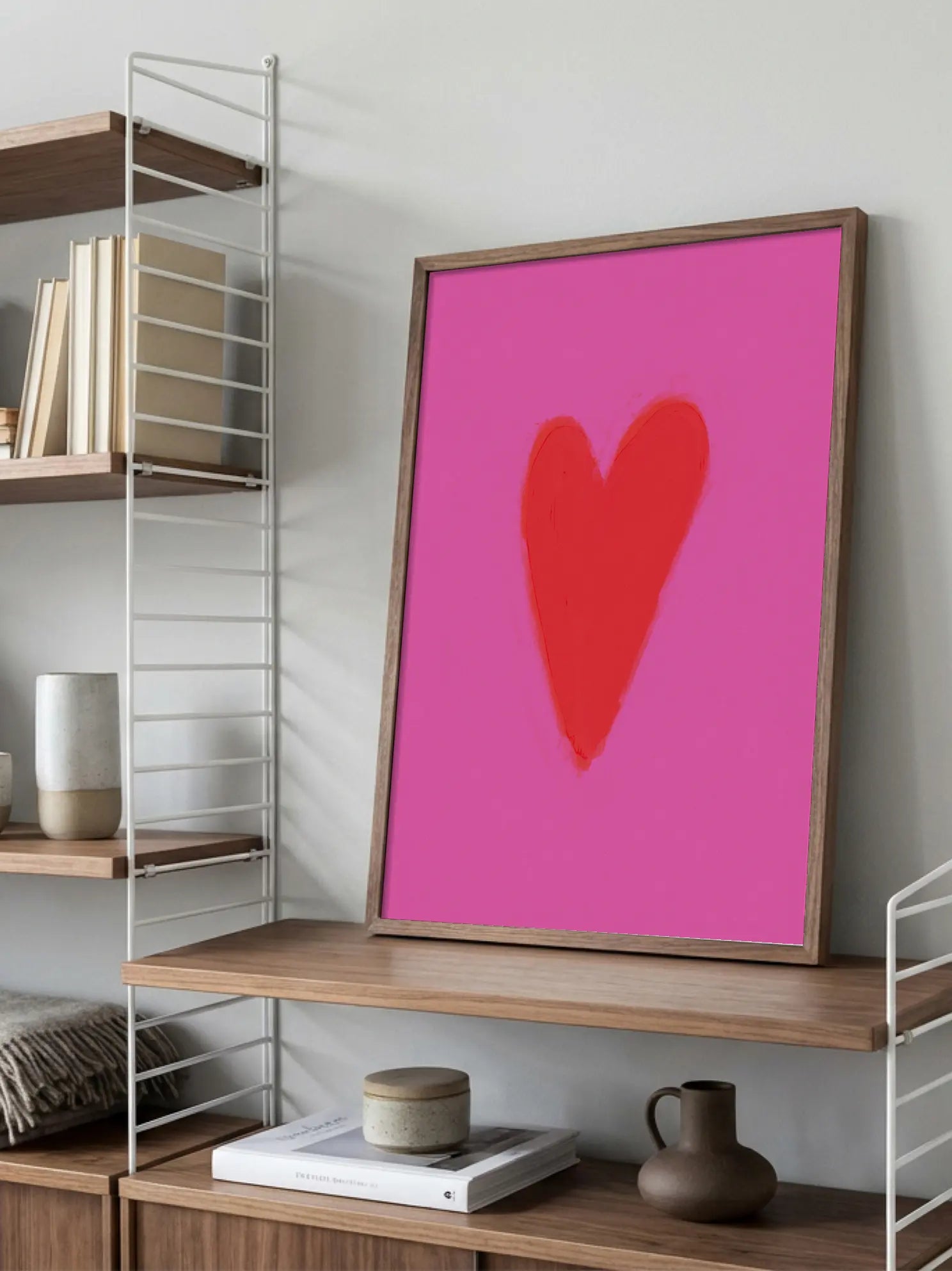 Pink Heart Poster