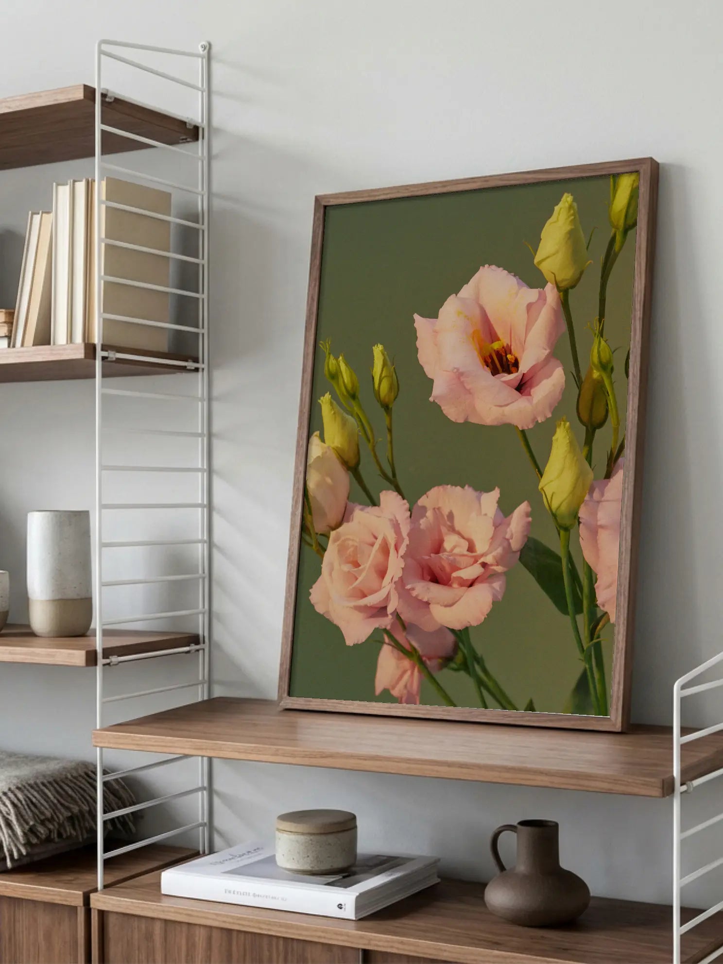 Pink Lisianthus Poster