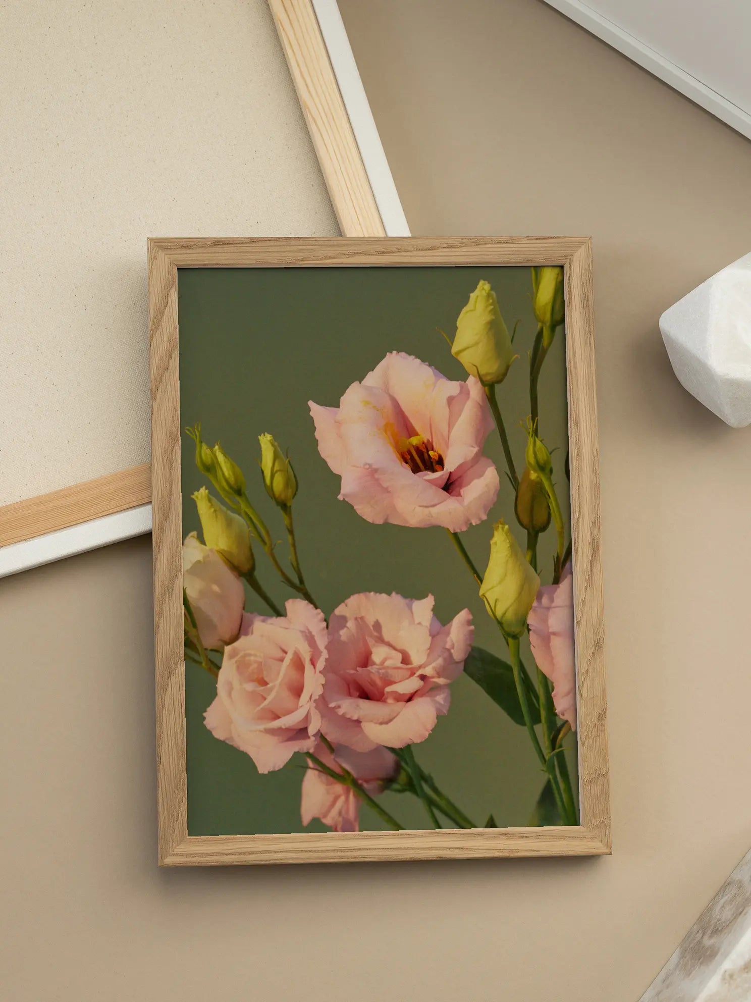 Pink Lisianthus Poster