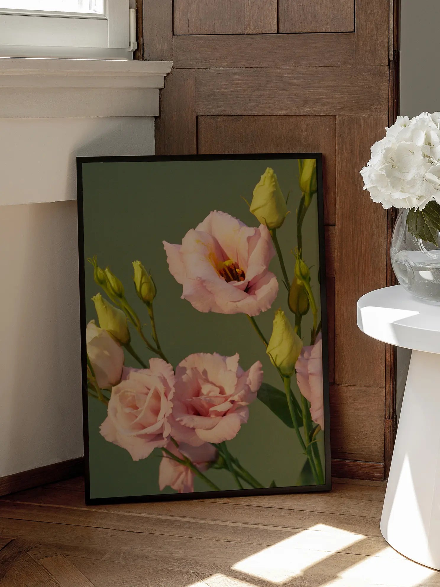 Pink Lisianthus Poster