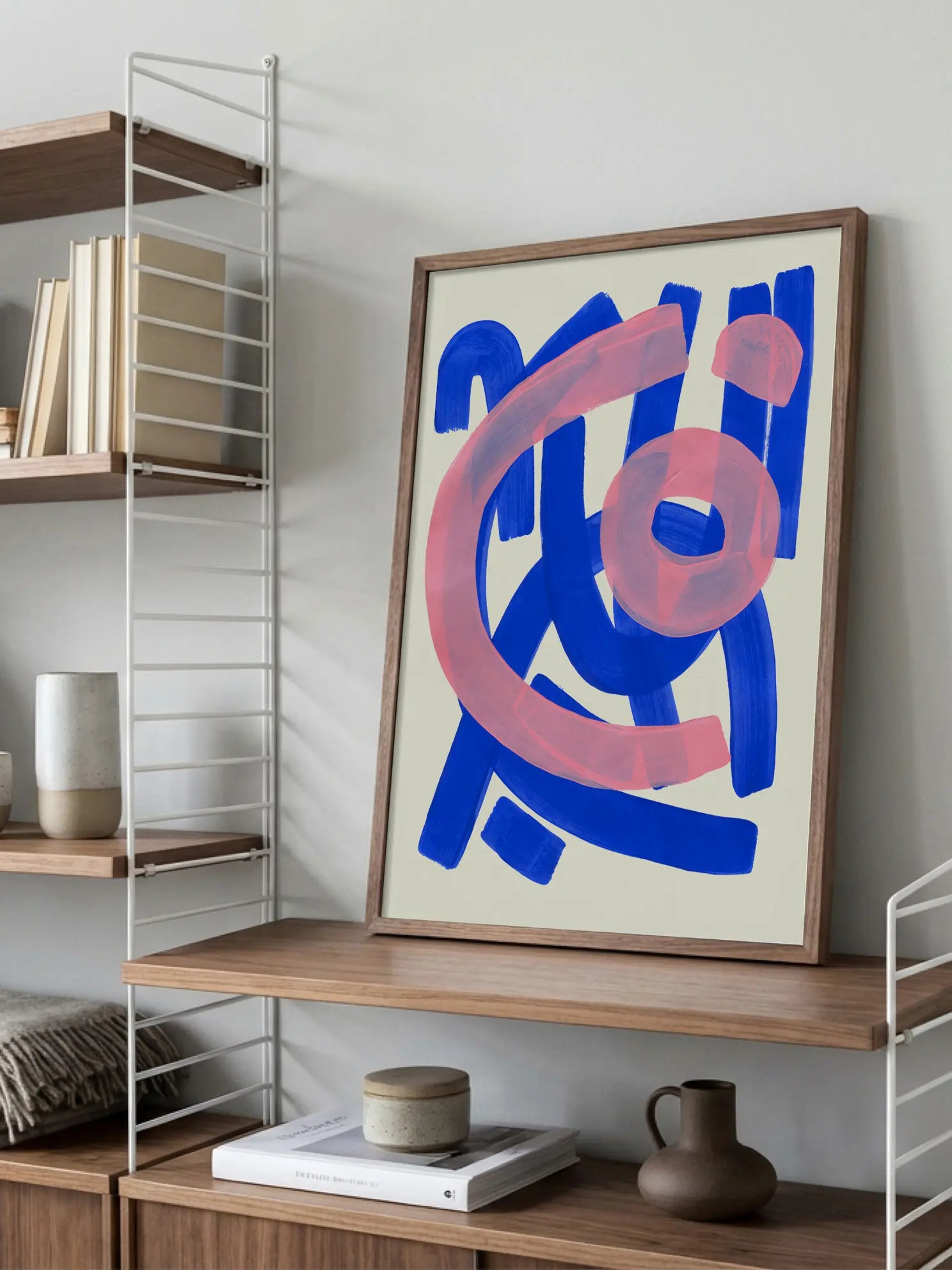 Pink Overlap Poster