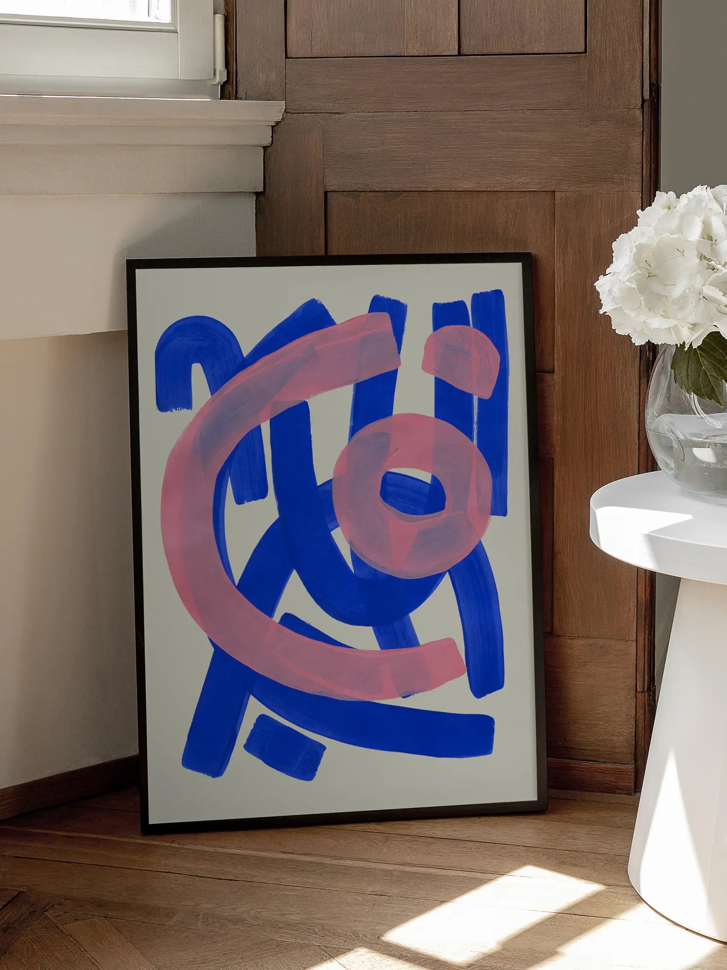 Pink Overlap Poster