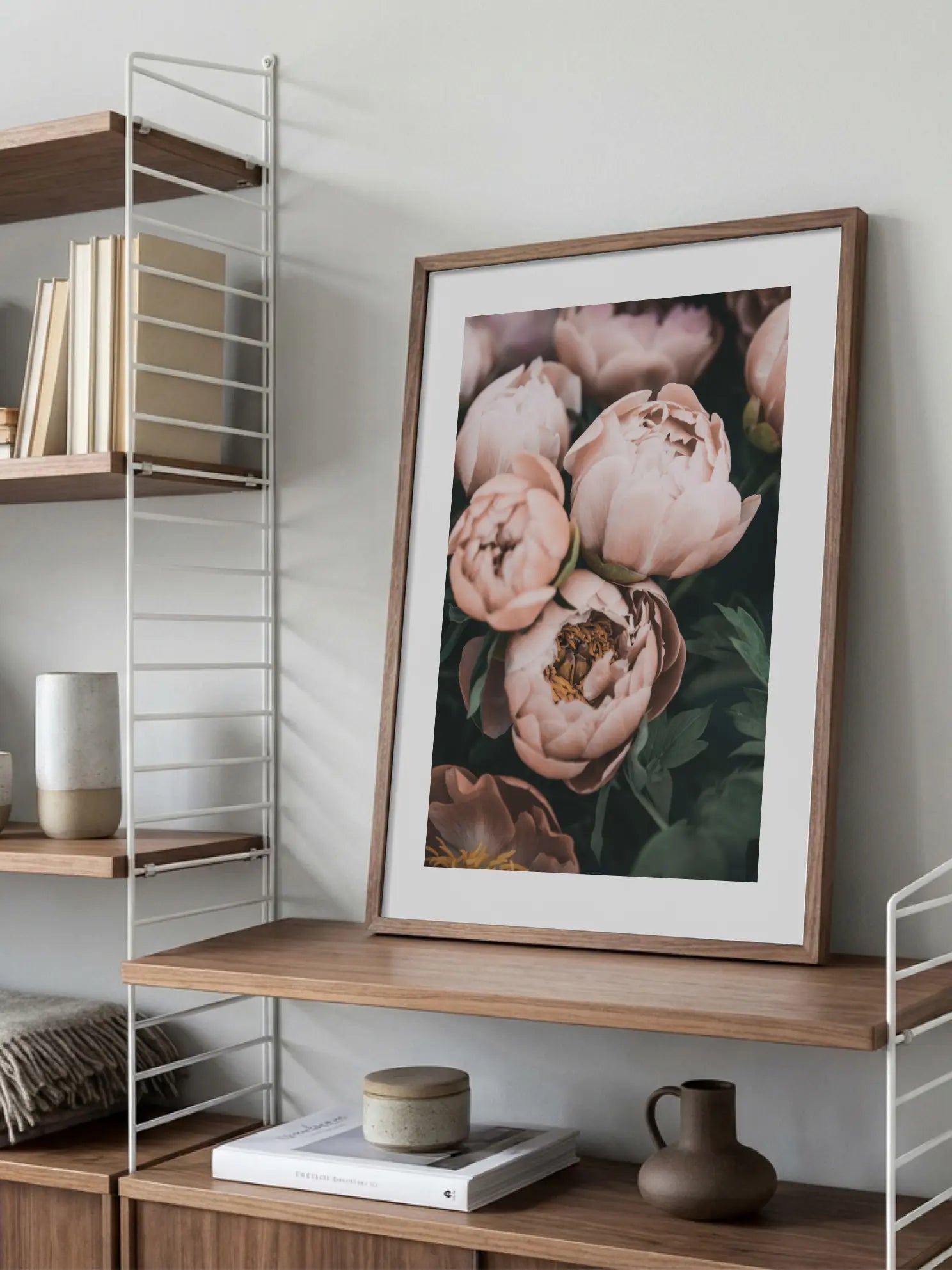 Pink Peonies Poster