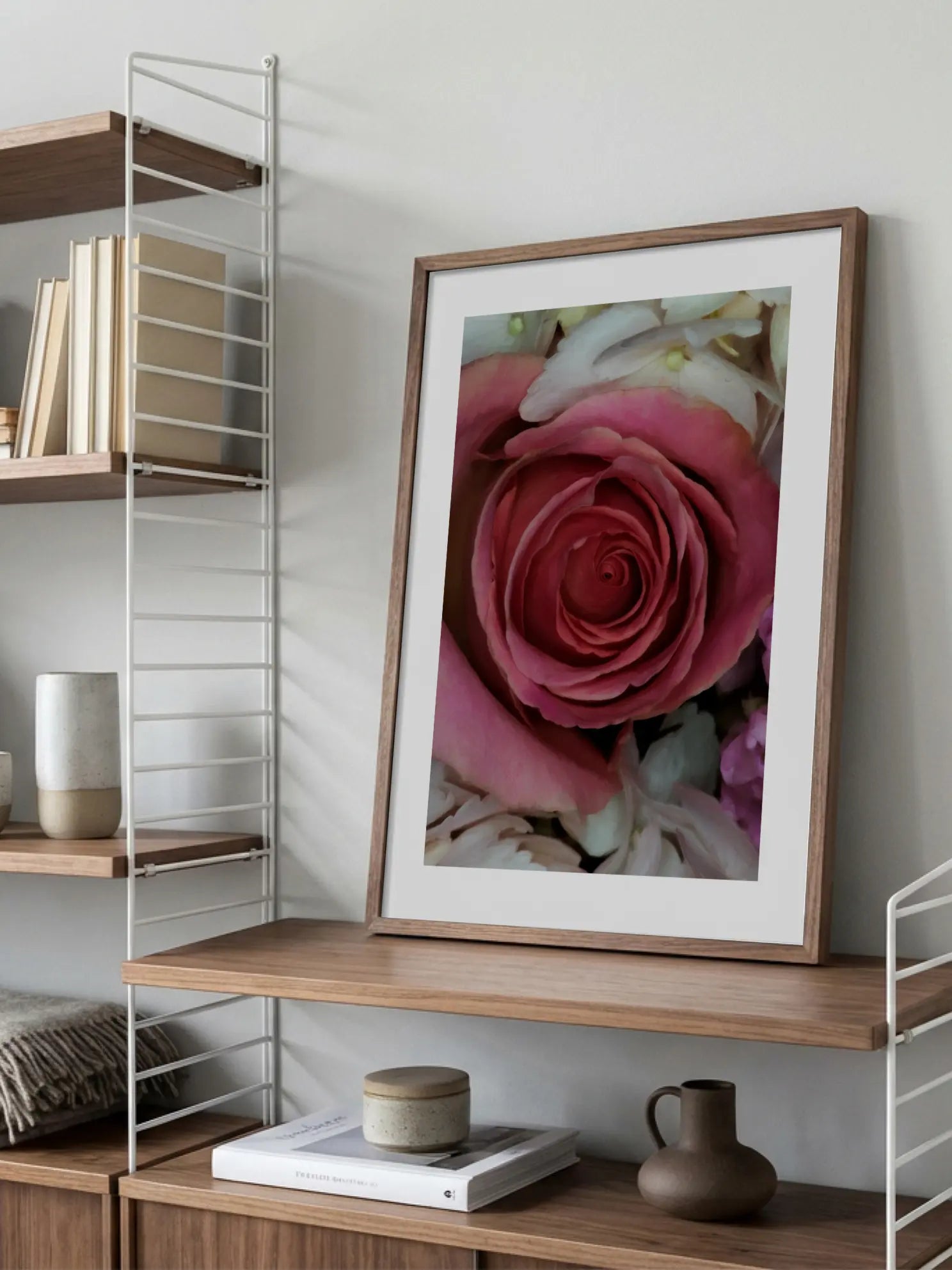 Pink Rose Poster