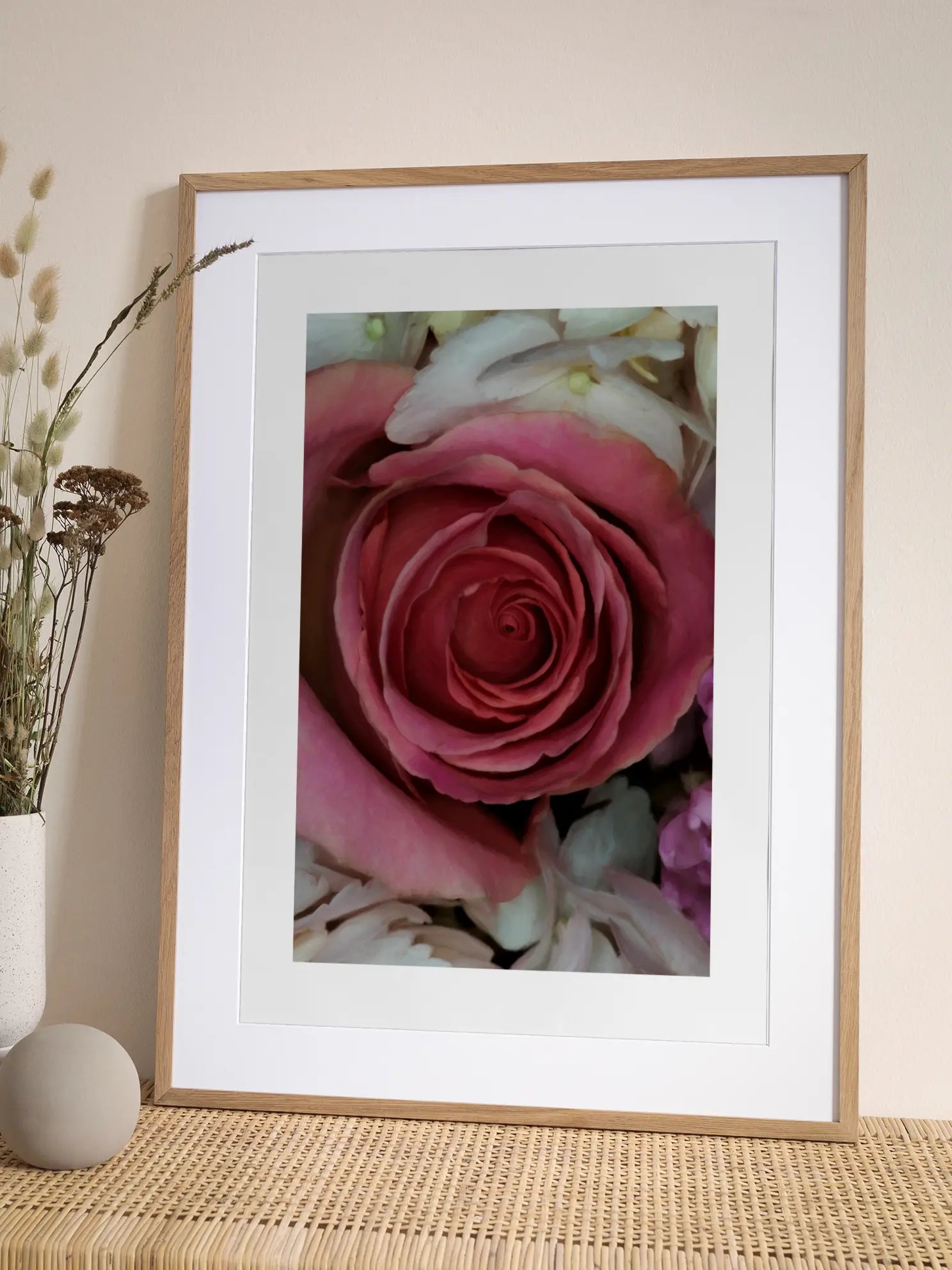 Pink Rose Poster
