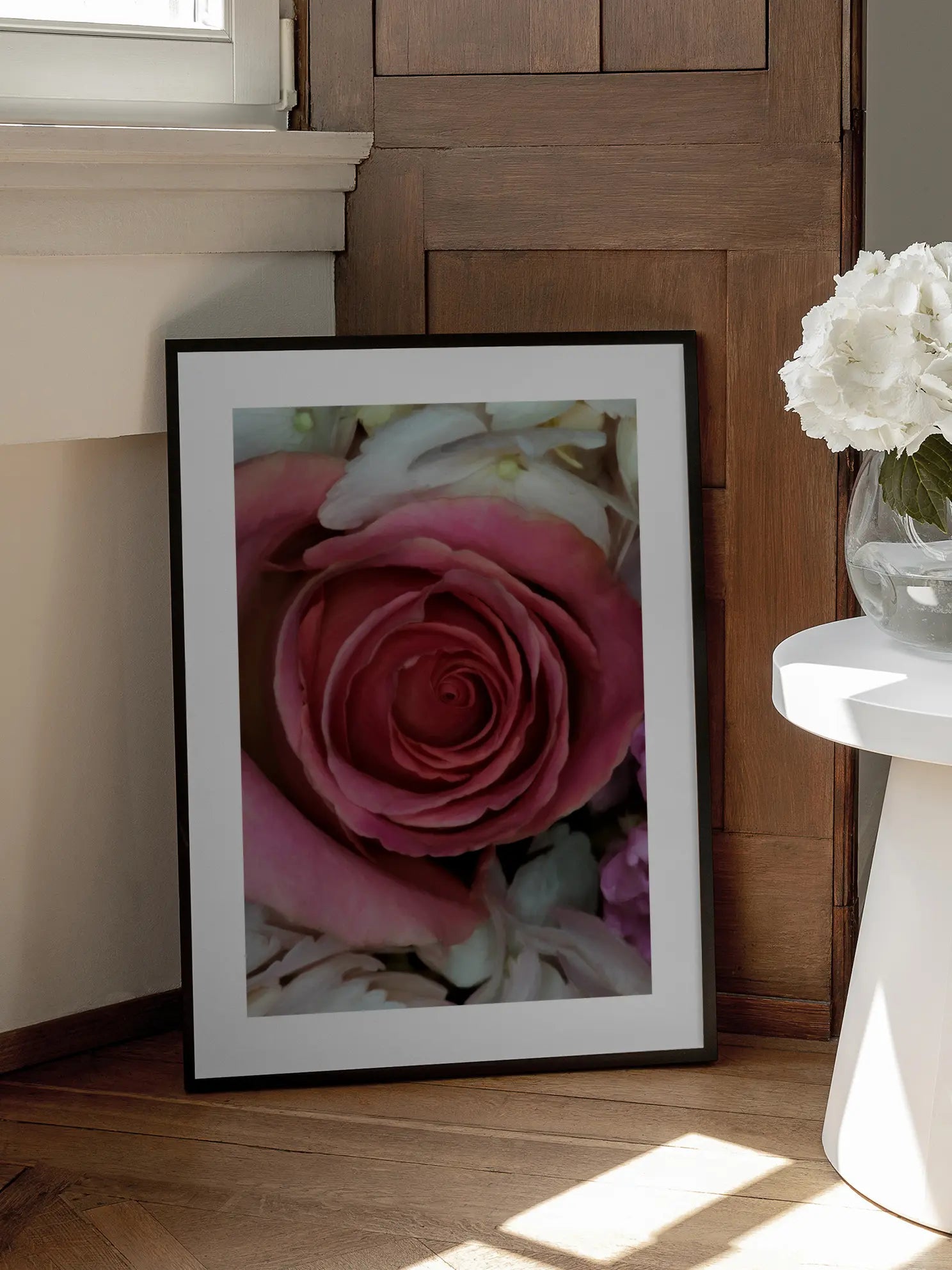 Pink Rose Poster