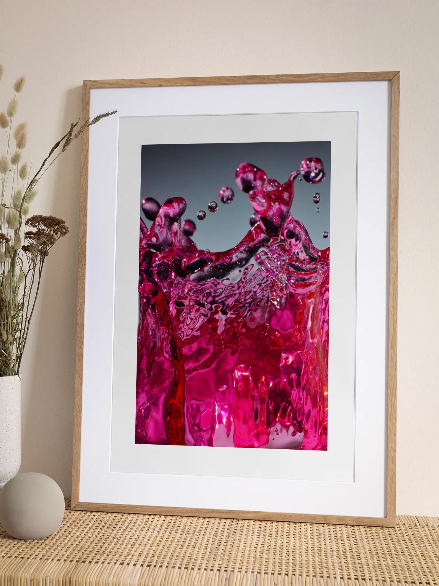 Pink Splash Poster