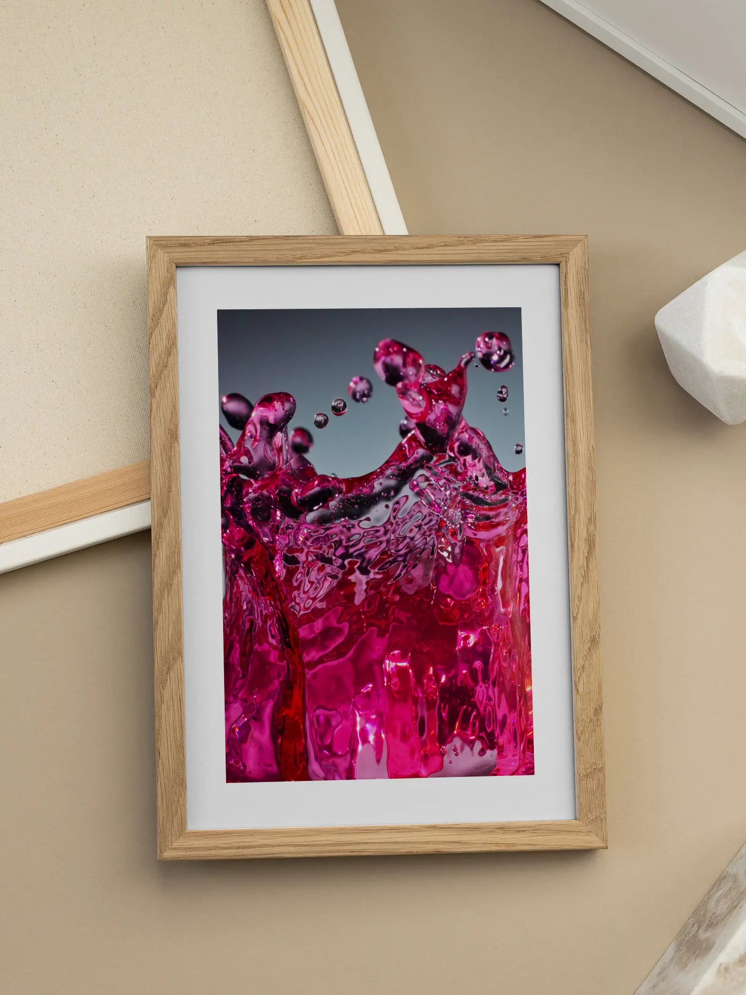 Pink Splash Poster