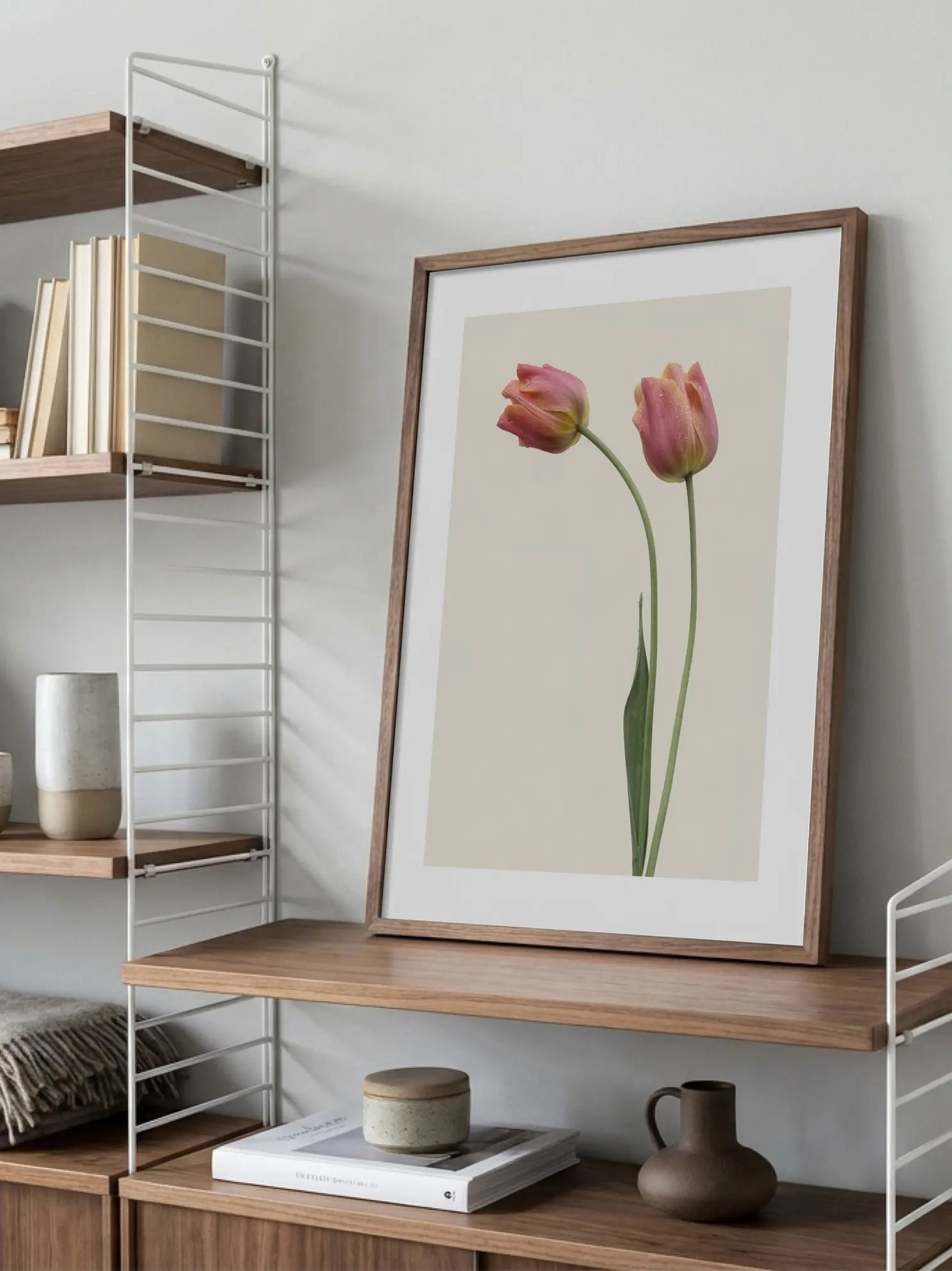 Pink Tulips Poster