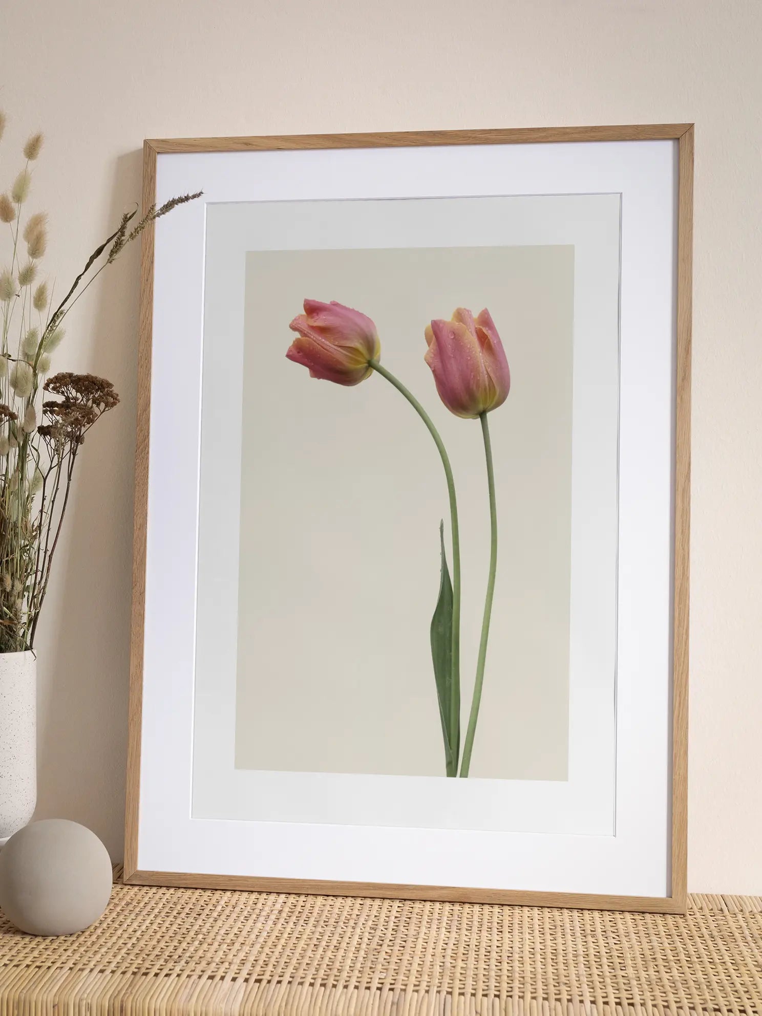 Pink Tulips Poster
