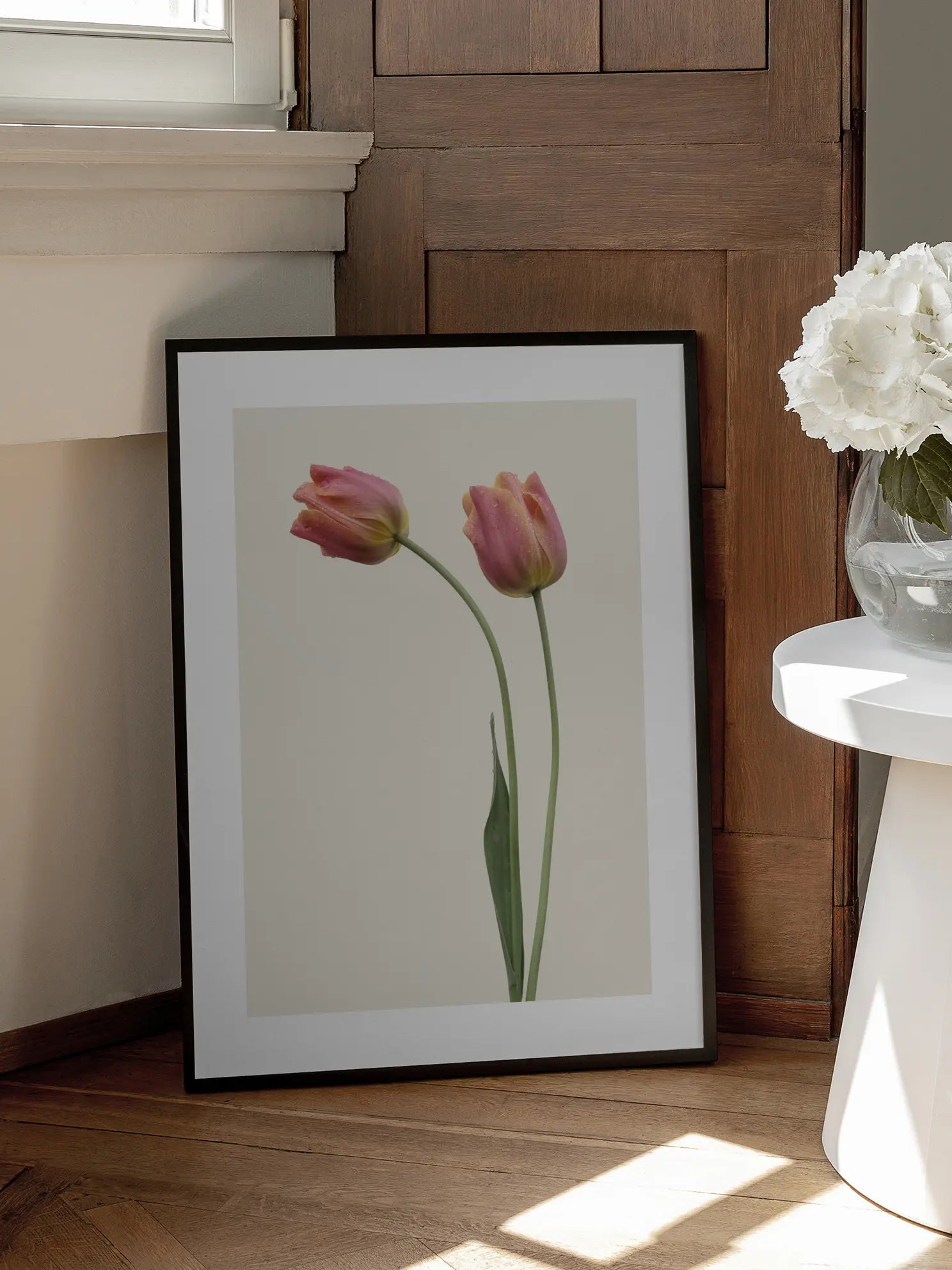 Pink Tulips Poster