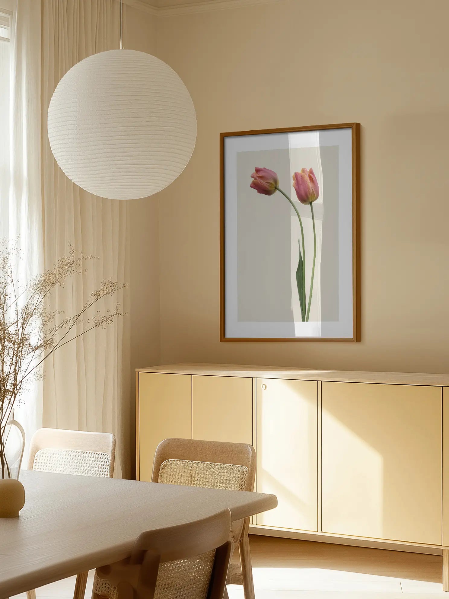 Pink Tulips Poster