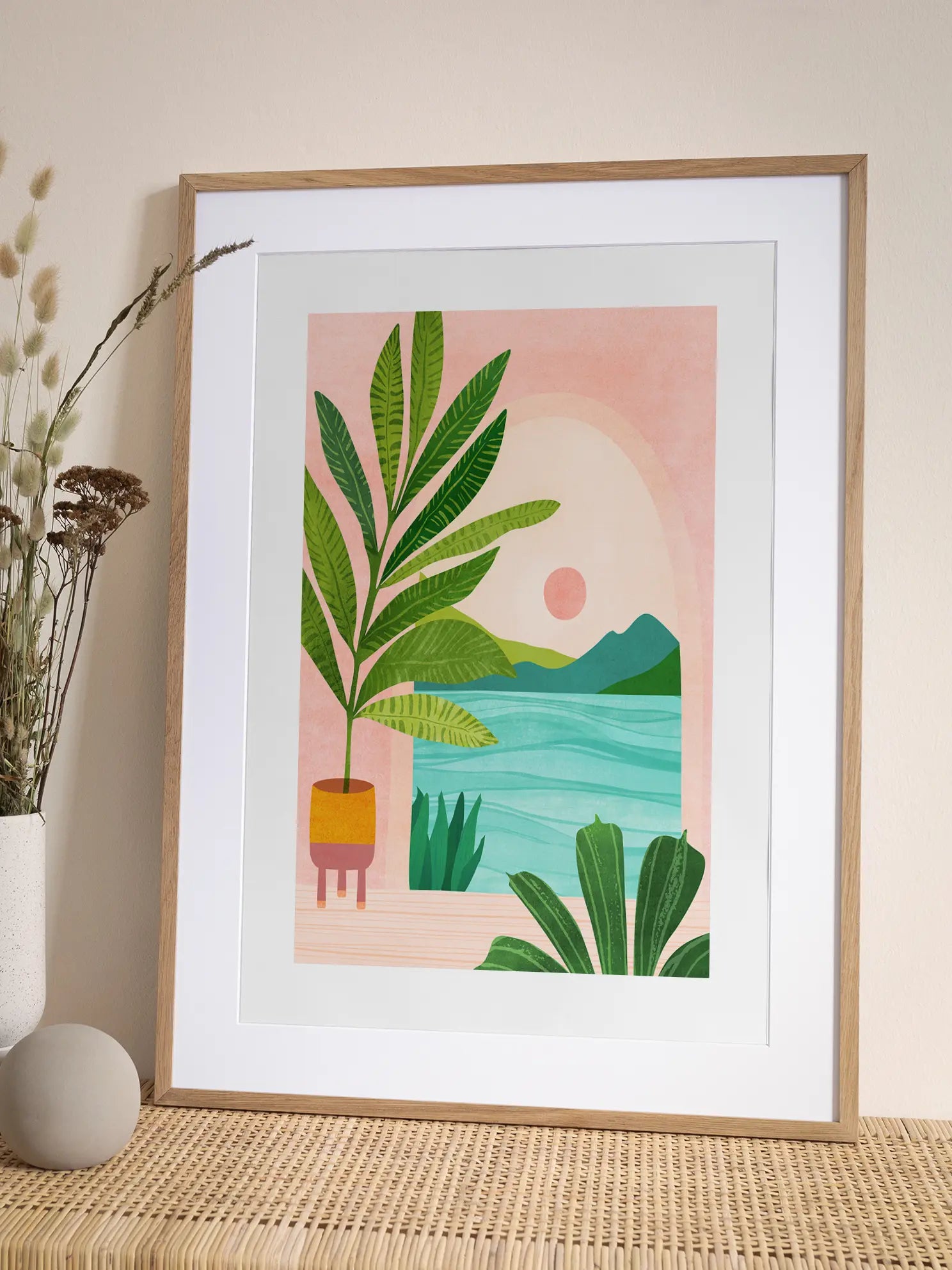Pink View Poster