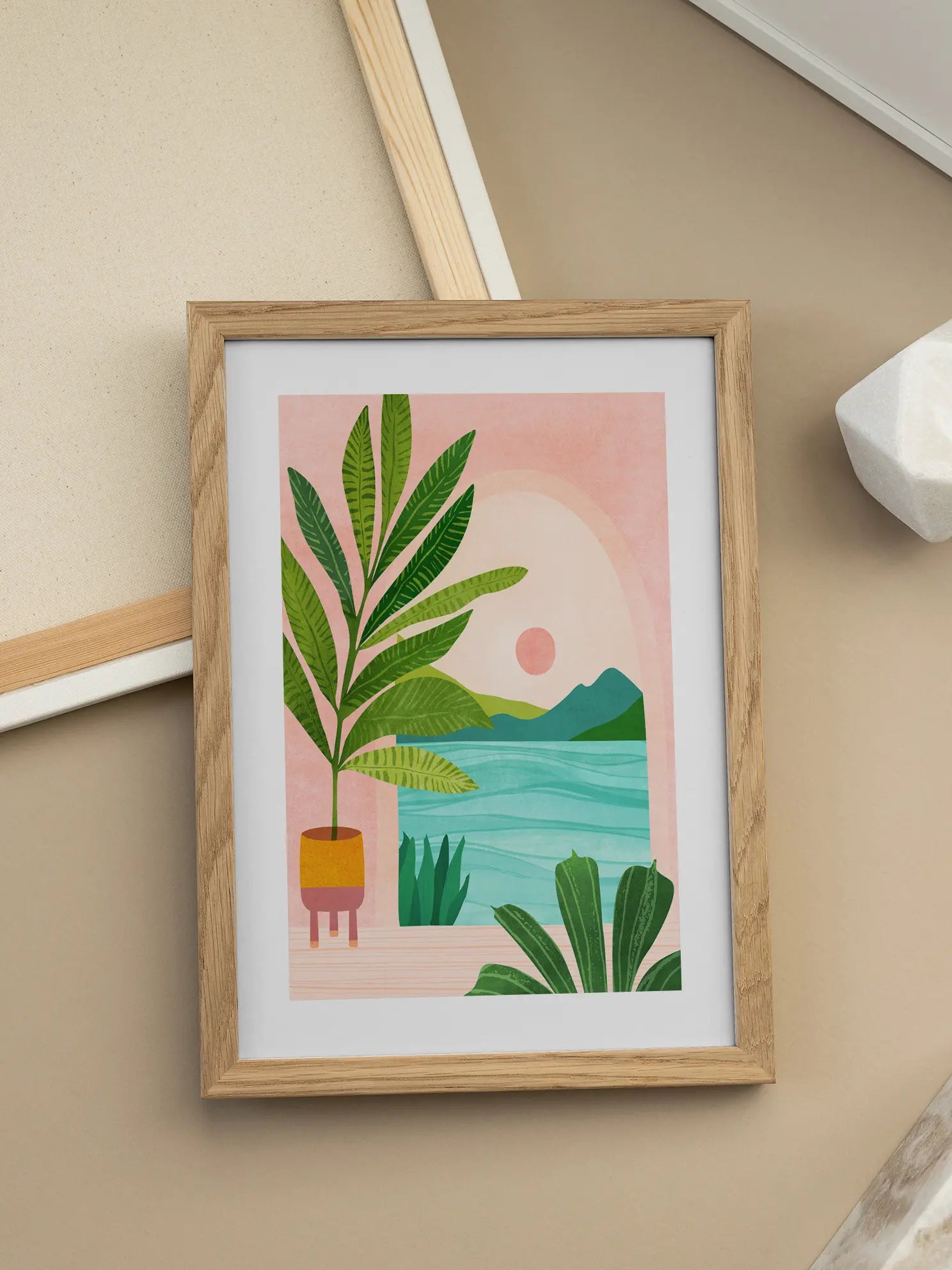 Pink View Poster