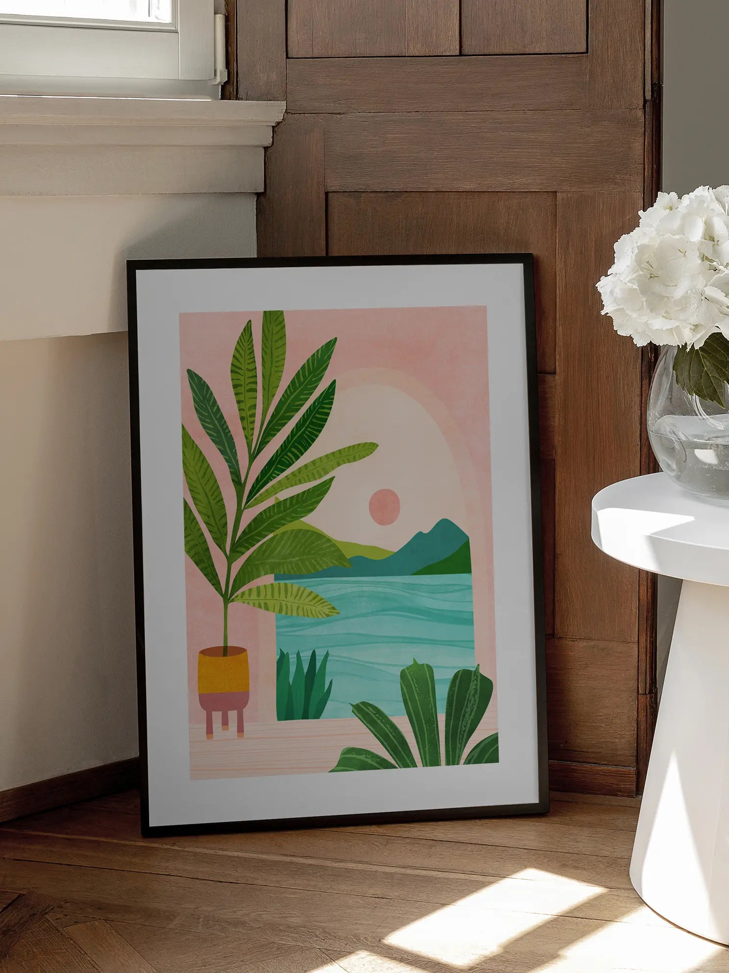 Pink View Poster