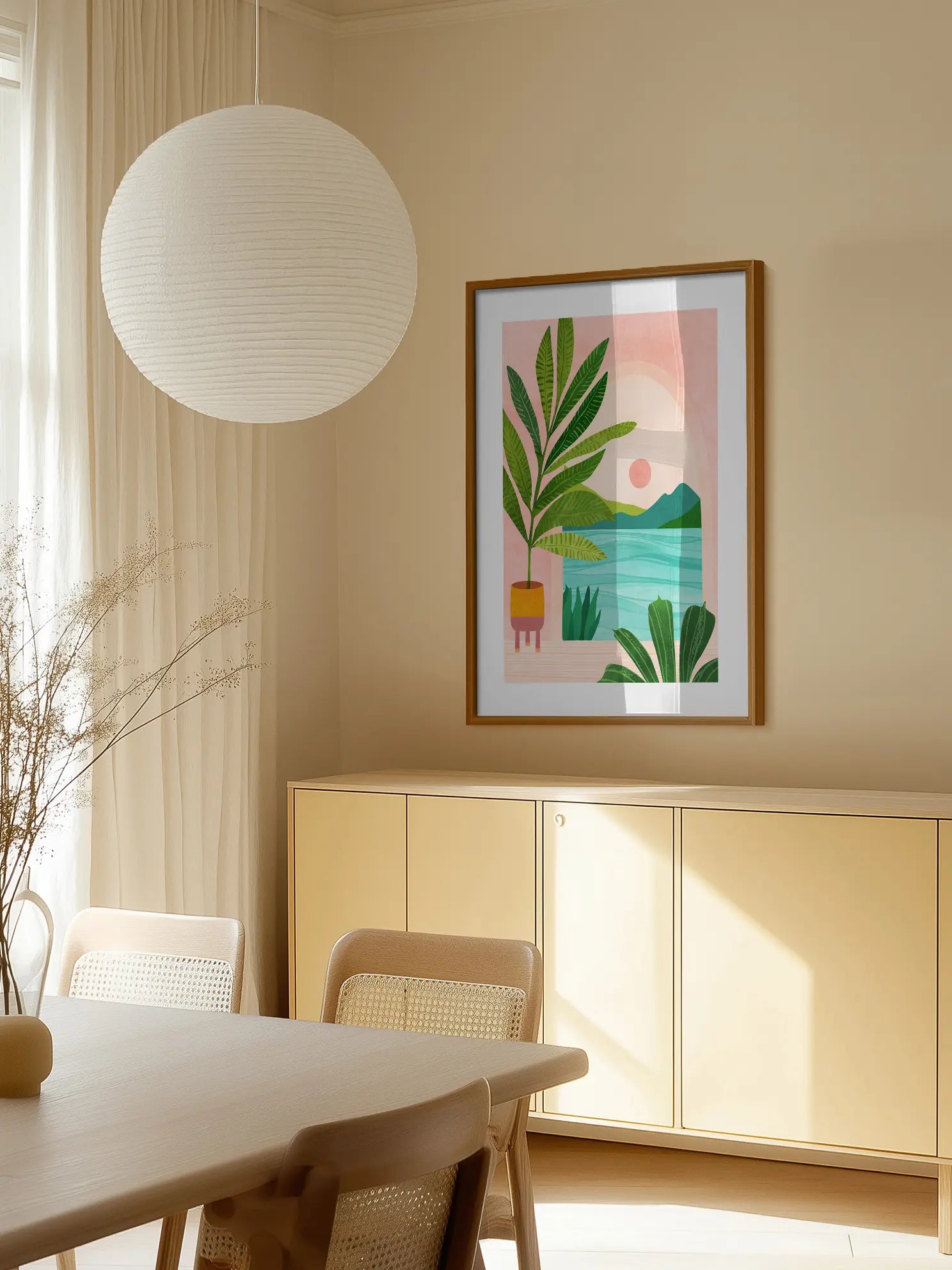 Pink View Poster